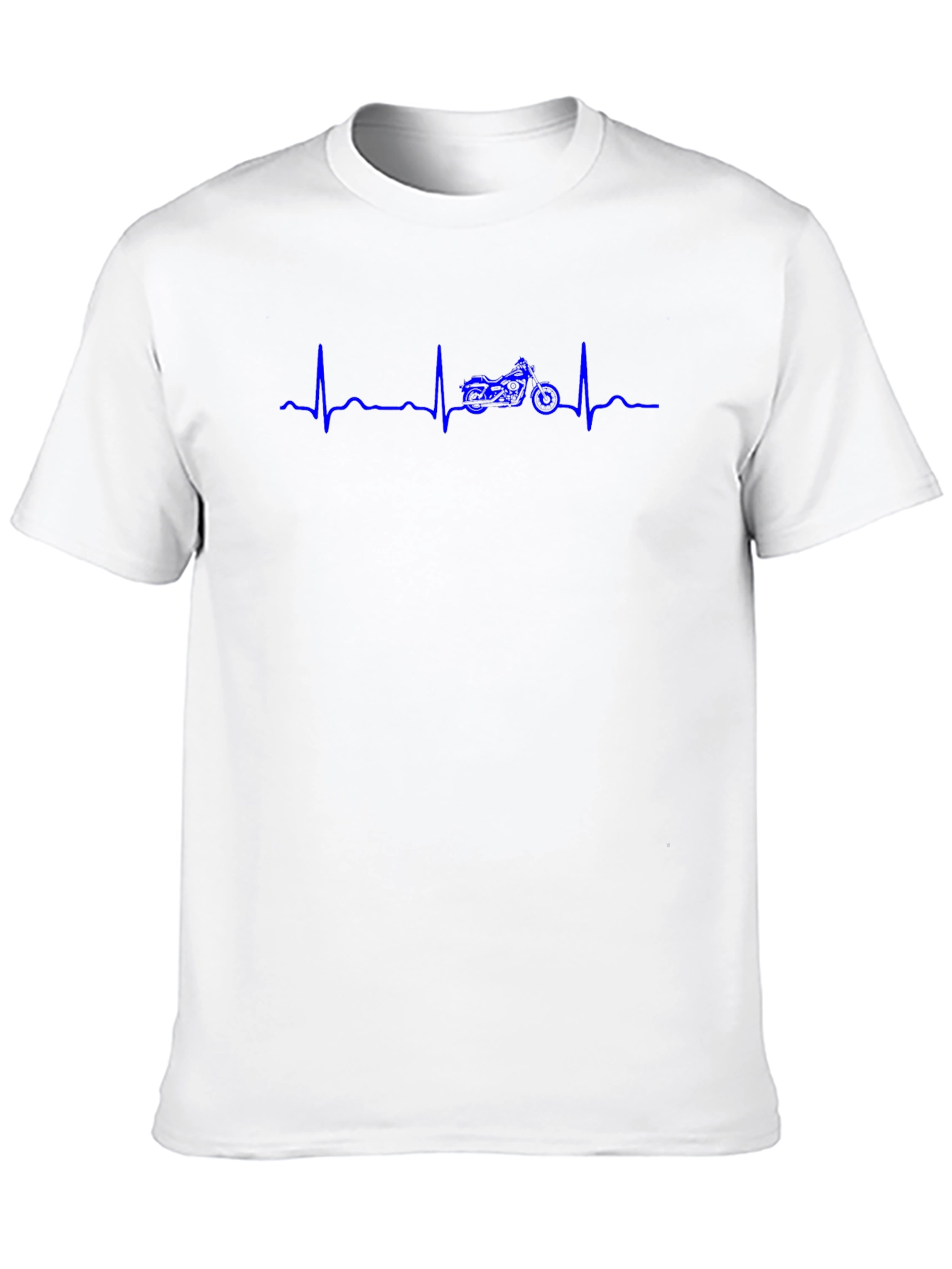 Motorcycle Heartbeat T-Shirt - Biker Life Style