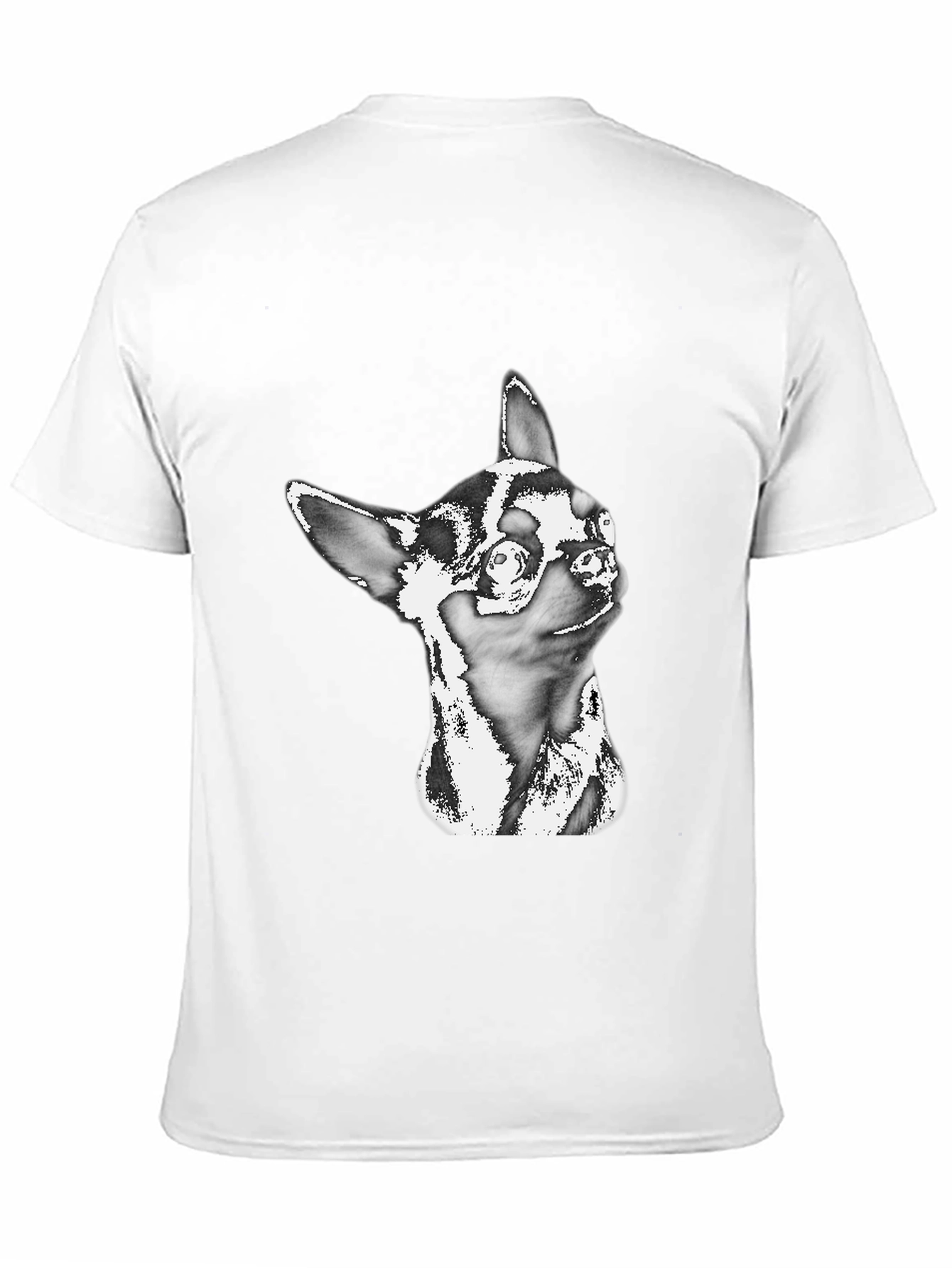 Chihuahua Graphic Black T-Shirt