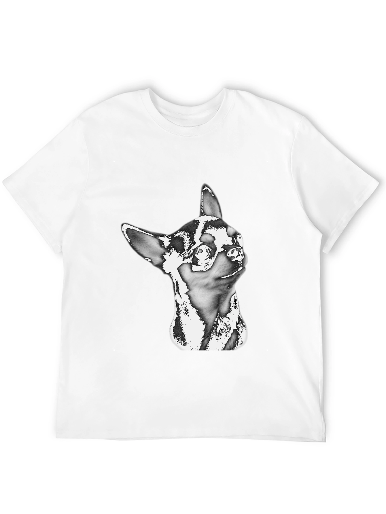 Chihuahua Graphic Black T-Shirt
