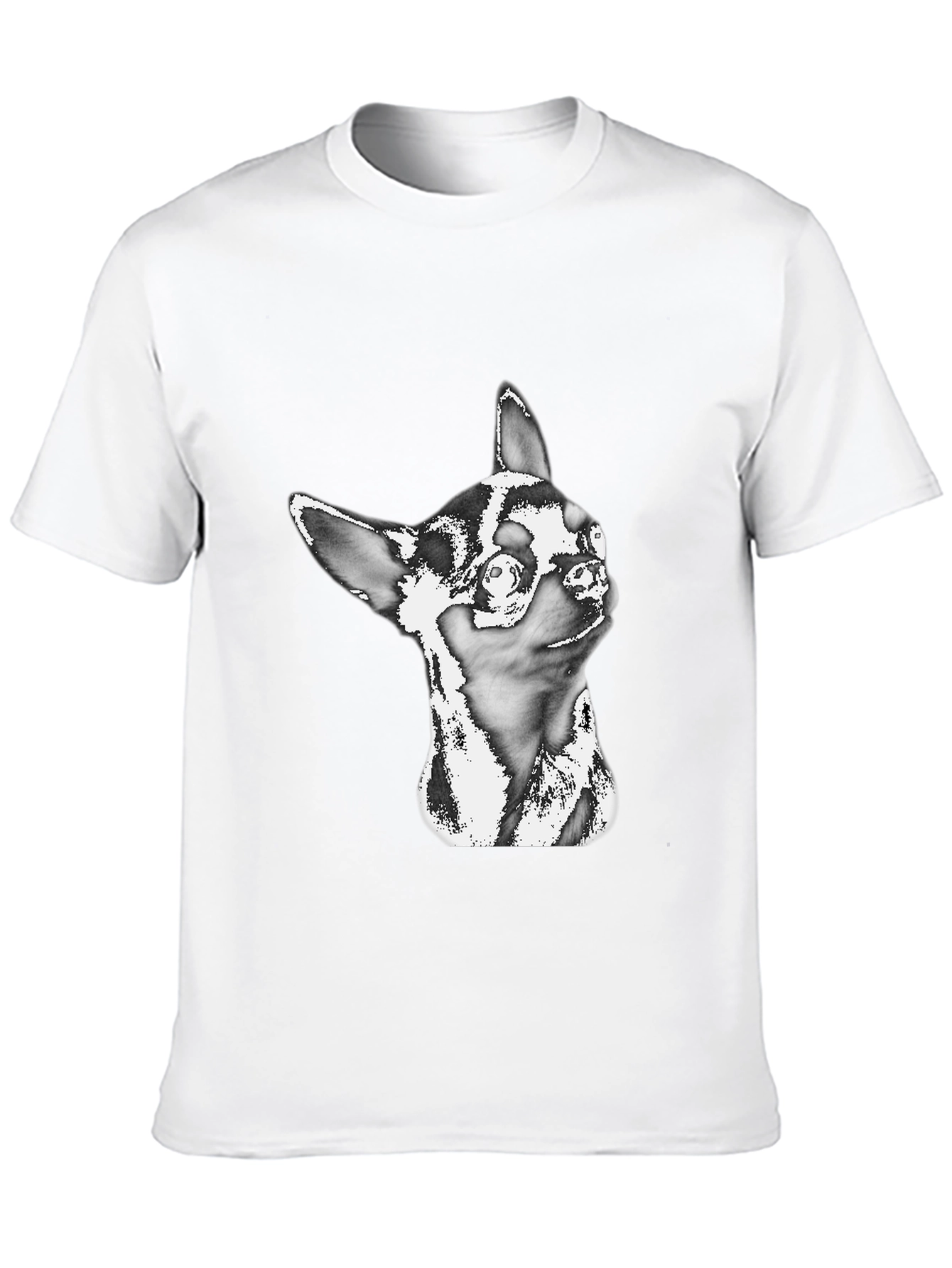 Chihuahua Graphic Black T-Shirt
