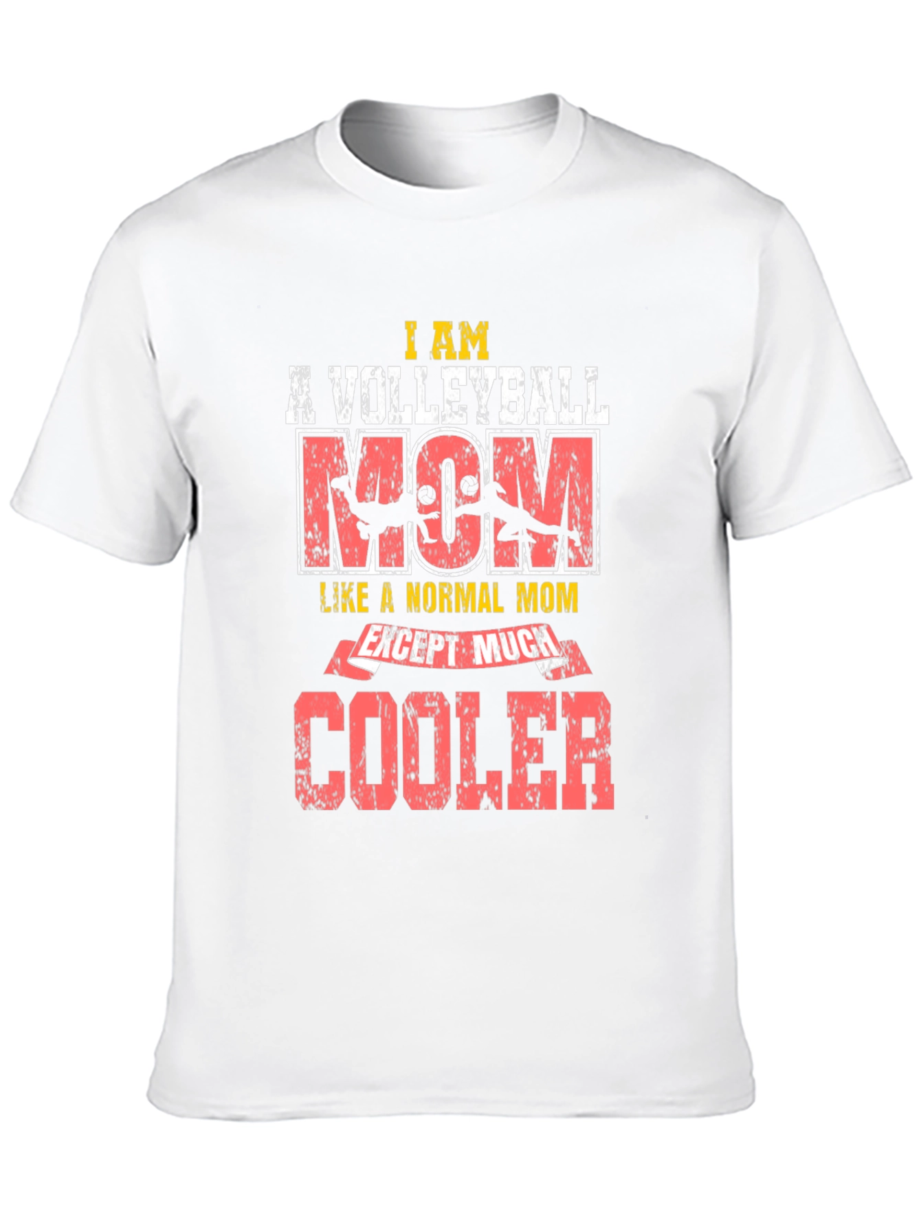Volleyball Mom T-Shirt - Cool Mom Edition