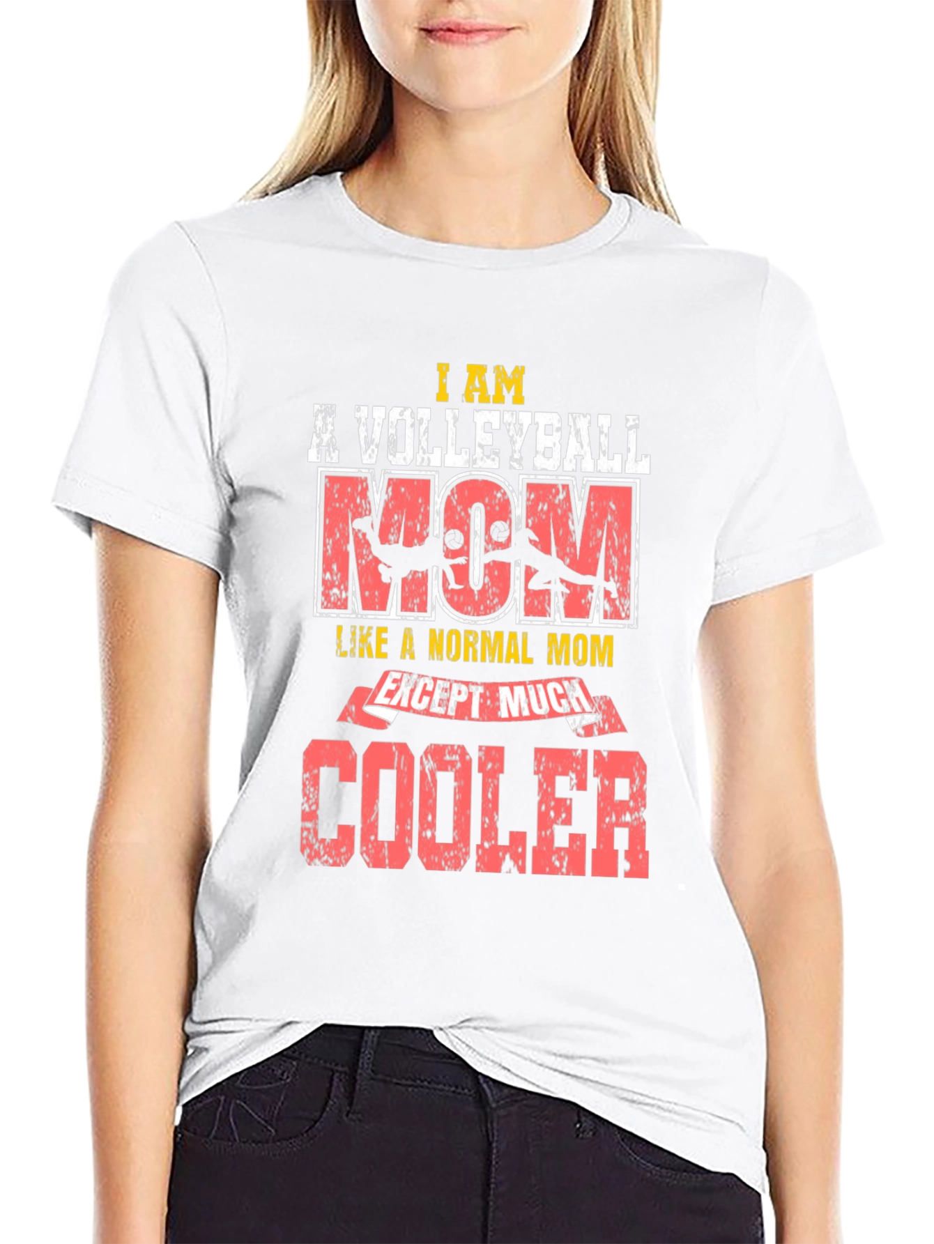 Volleyball Mom T-Shirt - Cool Mom Edition