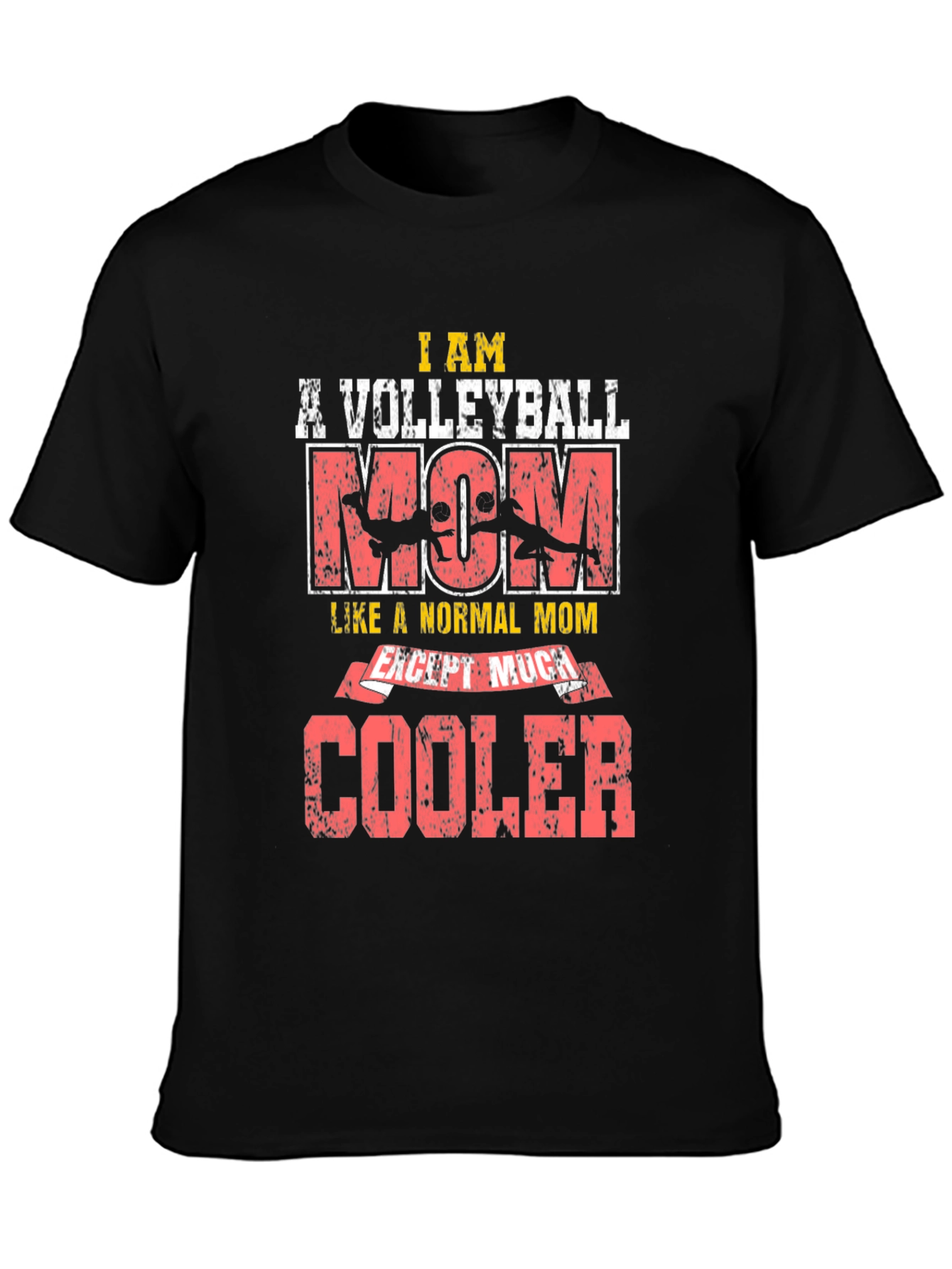Volleyball Mom T-Shirt - Cool Mom Edition