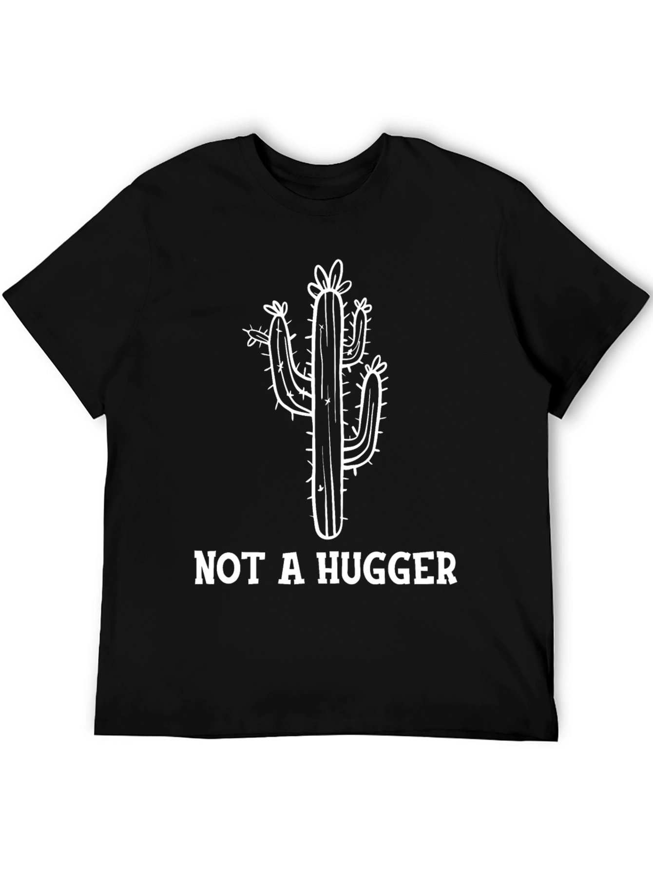 Not A Hugger Cactus Graphic Tee