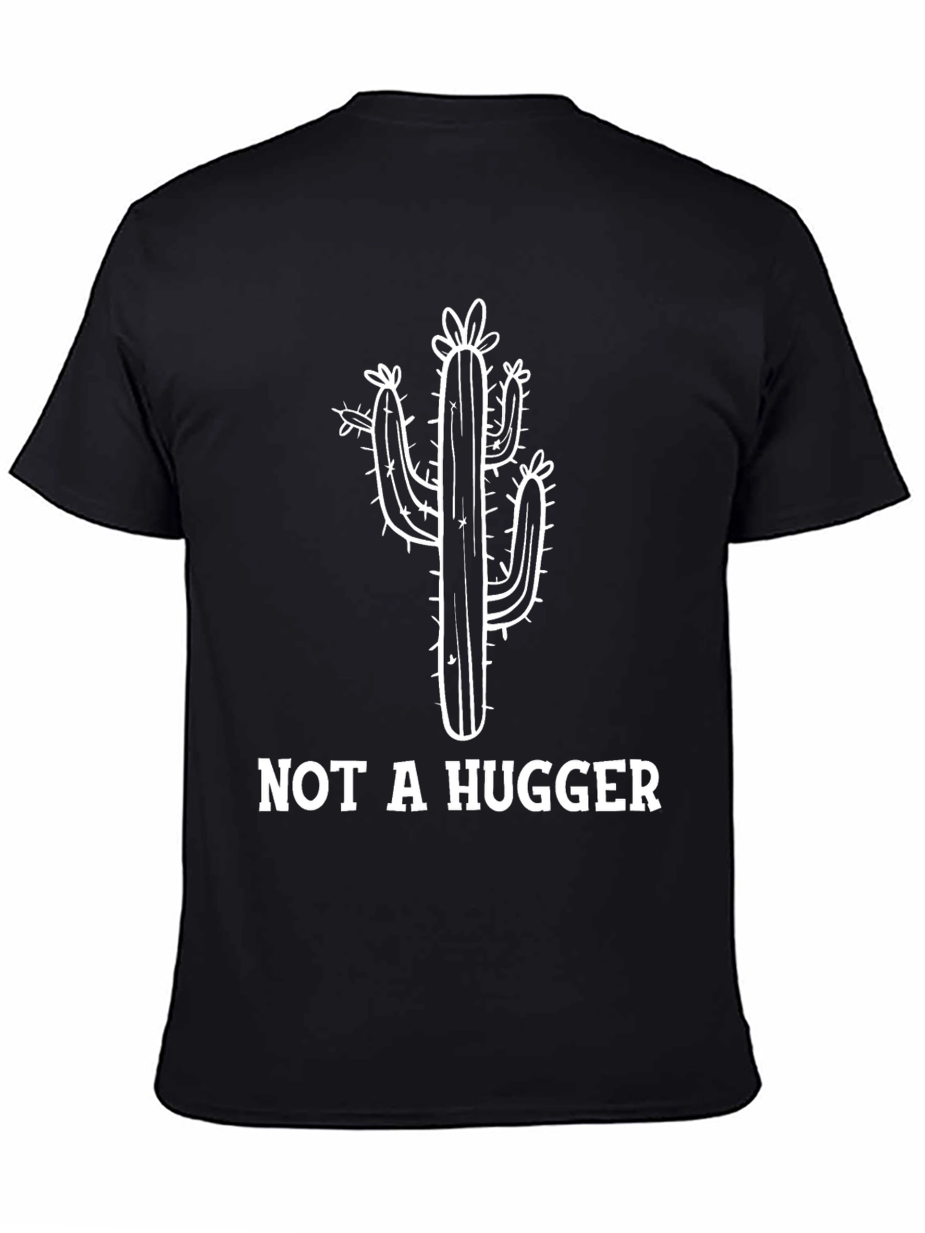 Not A Hugger Cactus Graphic Tee