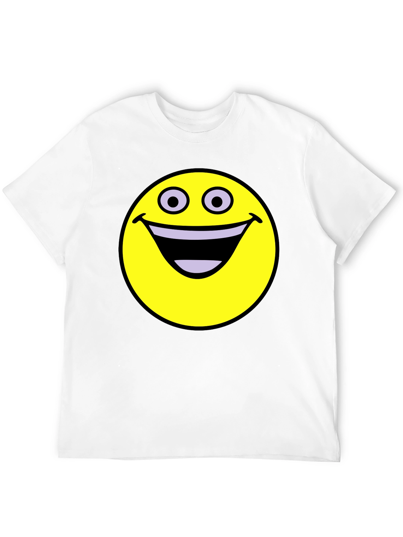 Happy Smiley Face Graphic T-Shirt
