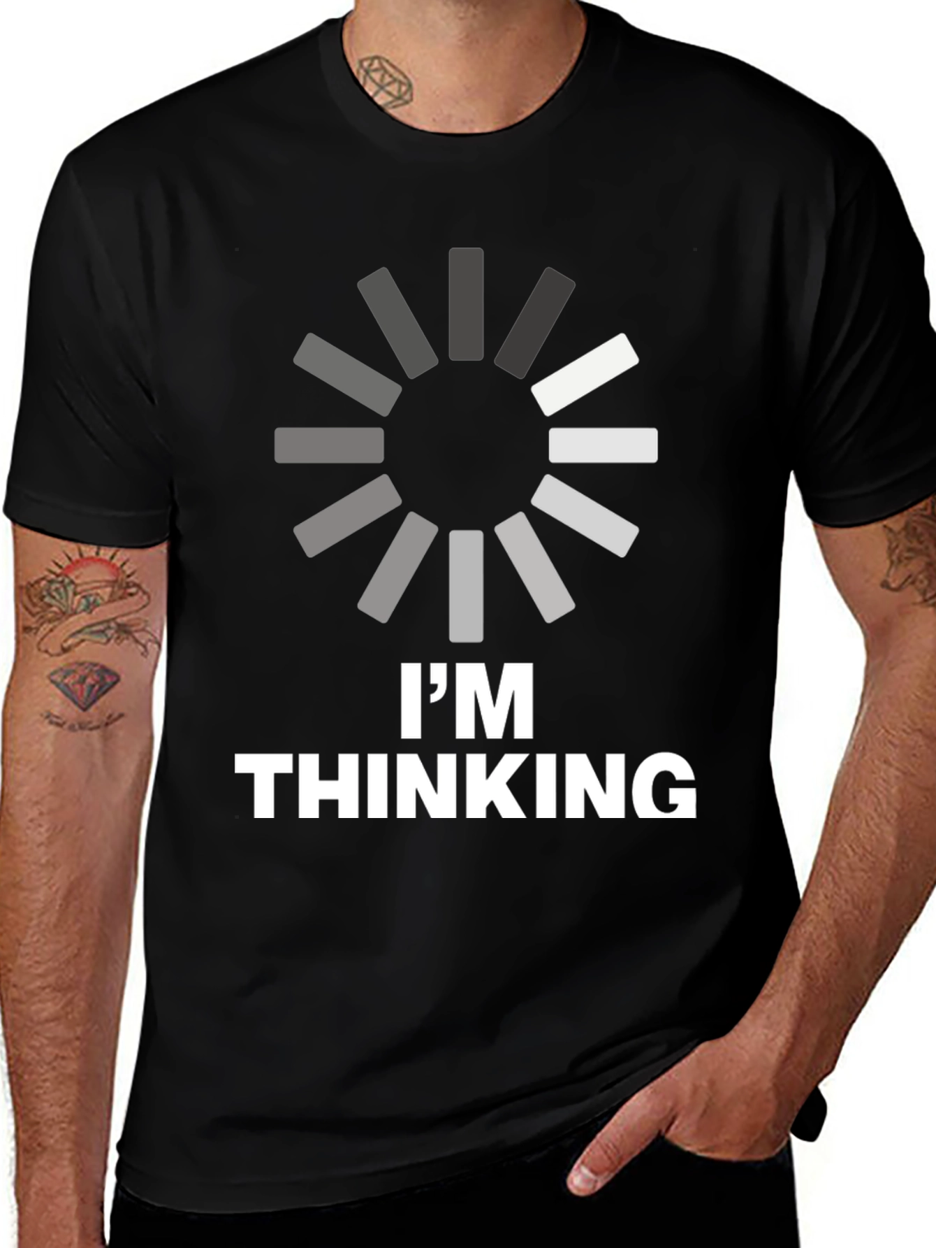 Im Thinking Funny Loading T-Shirt