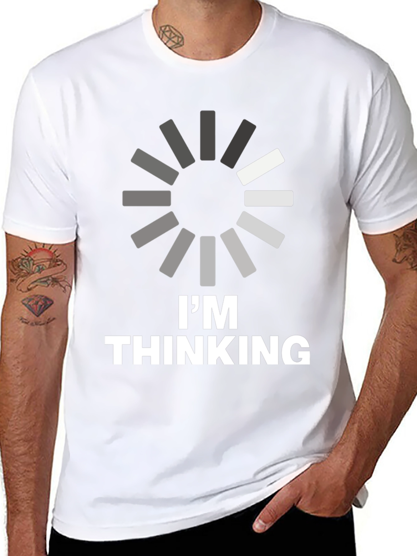 Im Thinking Funny Loading T-Shirt
