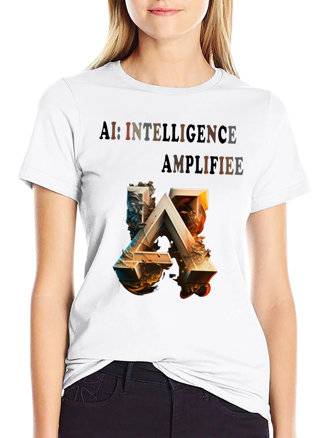 AI Intelligence Amplified Graphic Tee