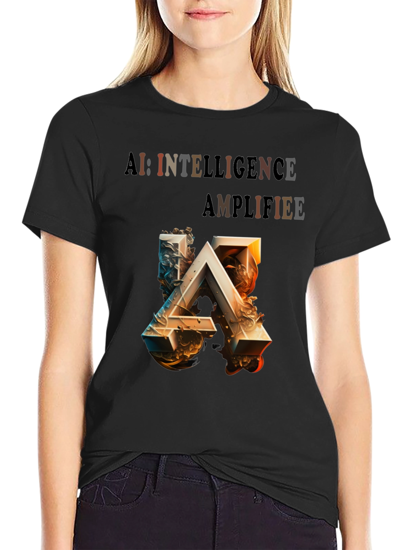 AI Intelligence Amplified Graphic Tee