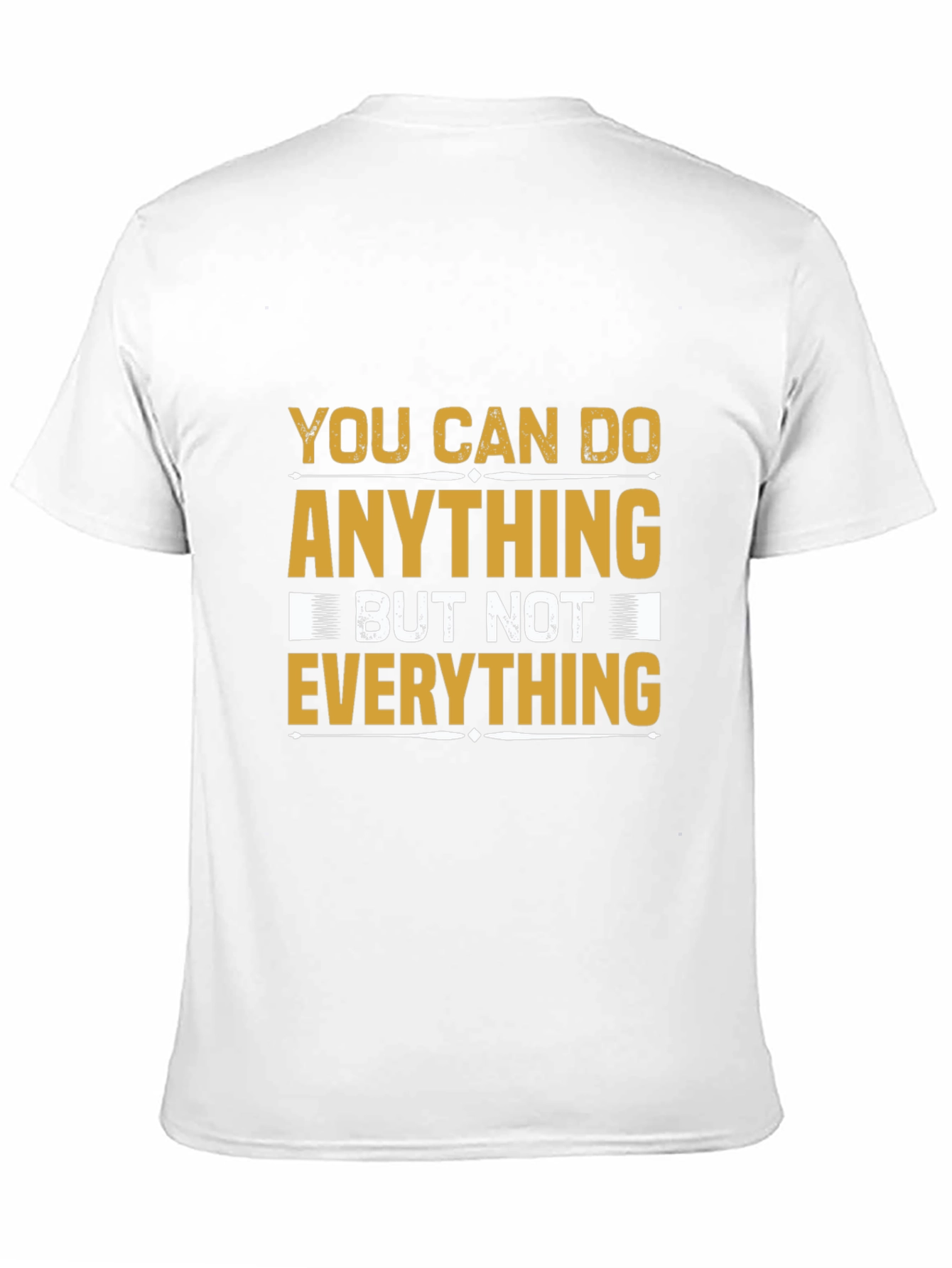 Inspirational You Can Do Anything Black T-Shirt