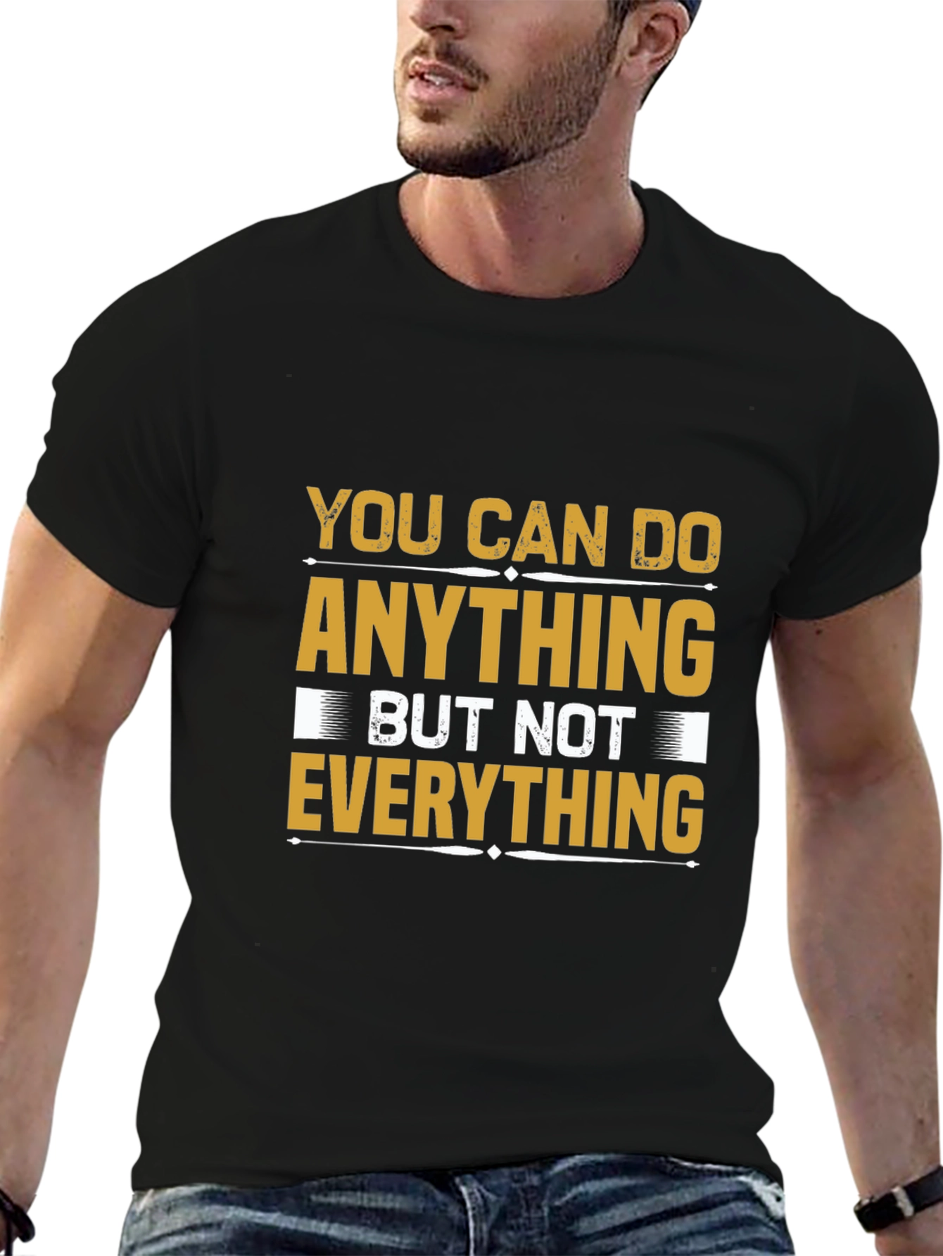 Inspirational You Can Do Anything Black T-Shirt