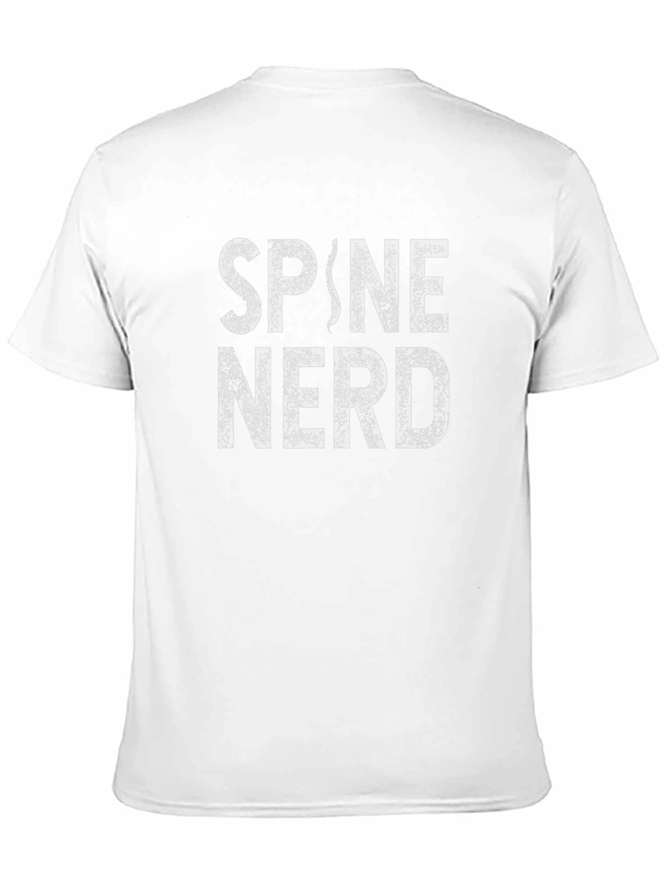 Spine Nerd T-Shirt - Black Novelty Tee