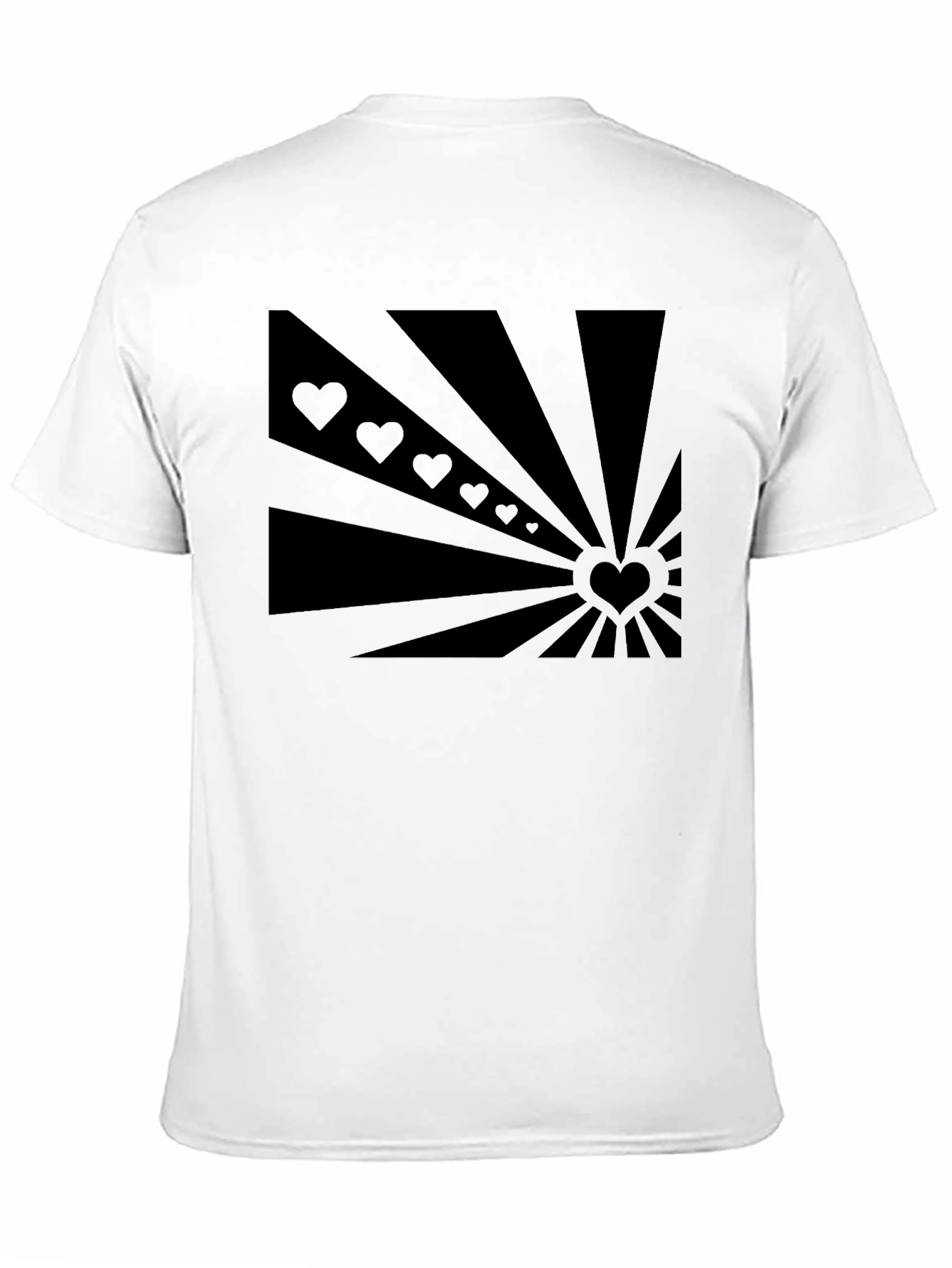 Heart Burst Graphic Tee - Stylish Comfort