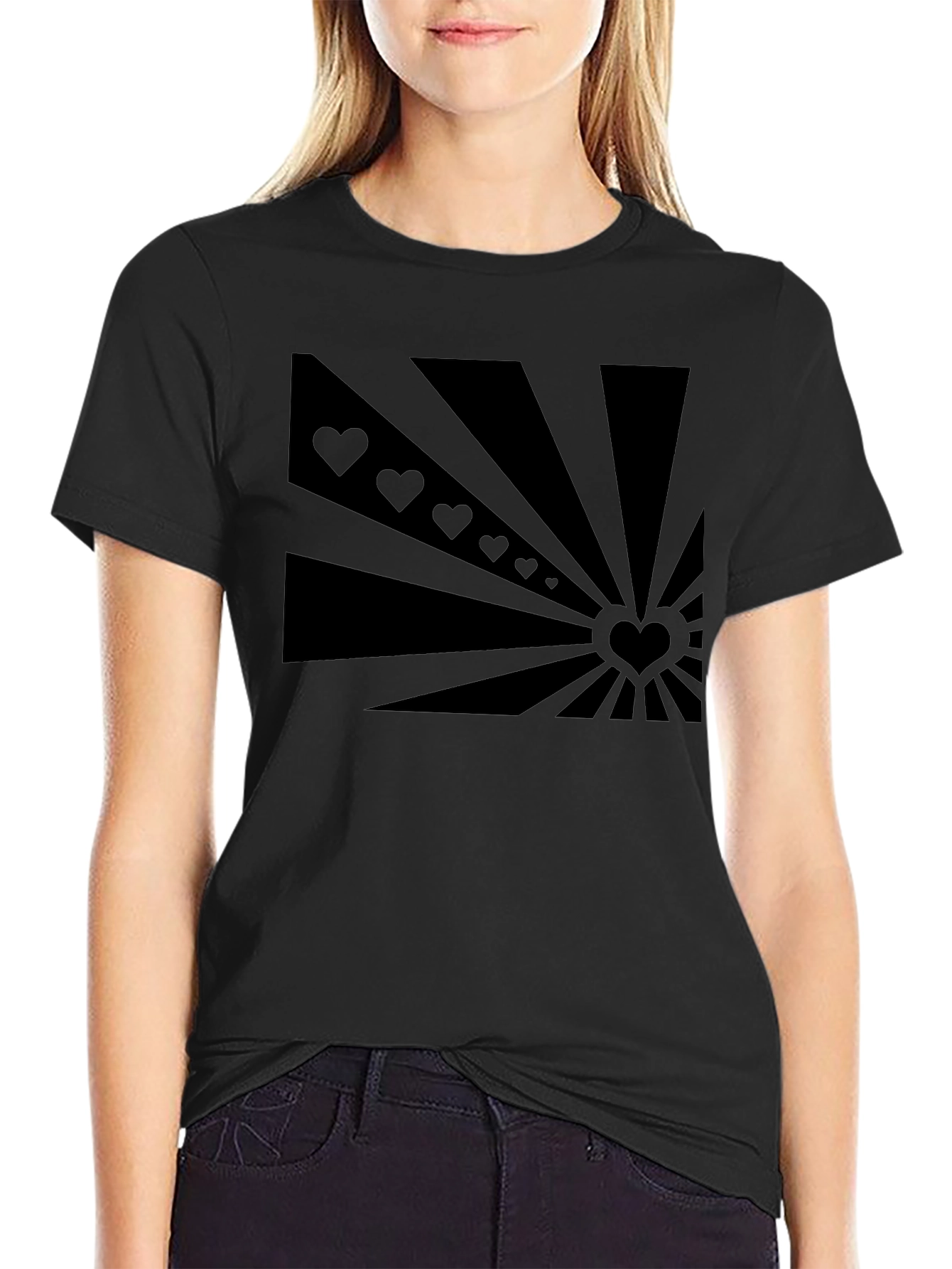 Heart Burst Graphic Tee - Stylish Comfort