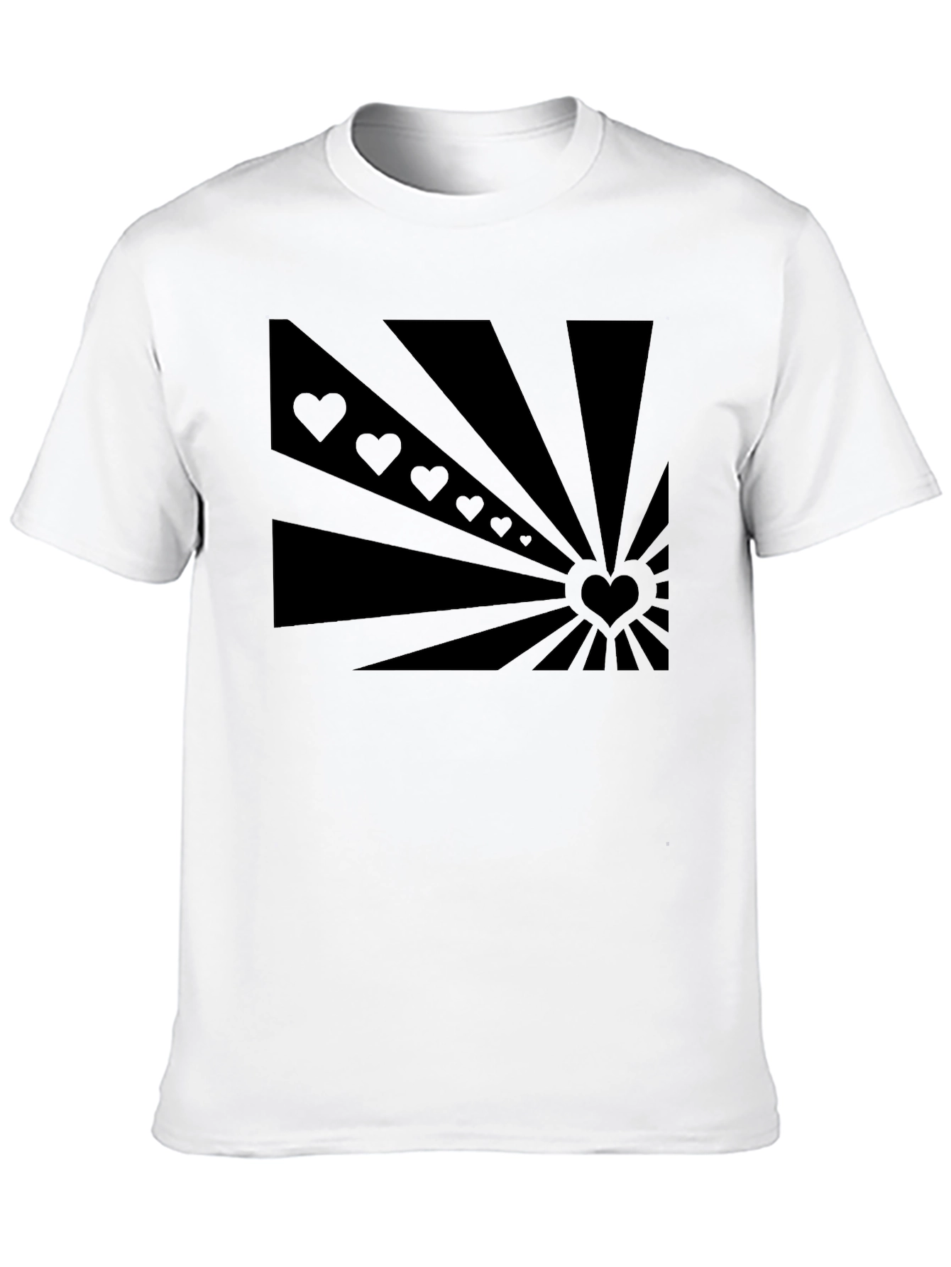 Heart Burst Graphic Tee - Stylish Comfort