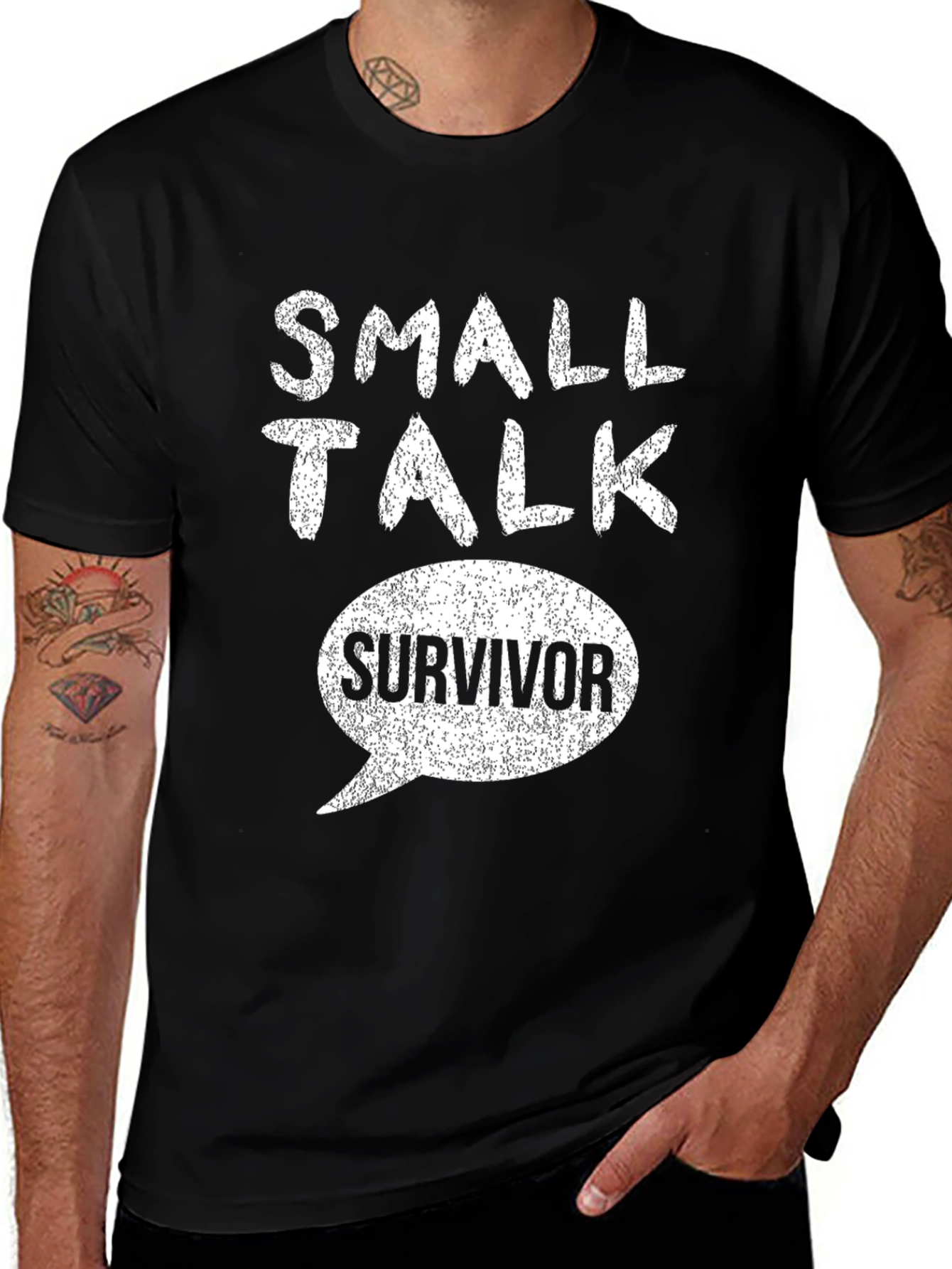 Small Talk Survivor Graphic Tee