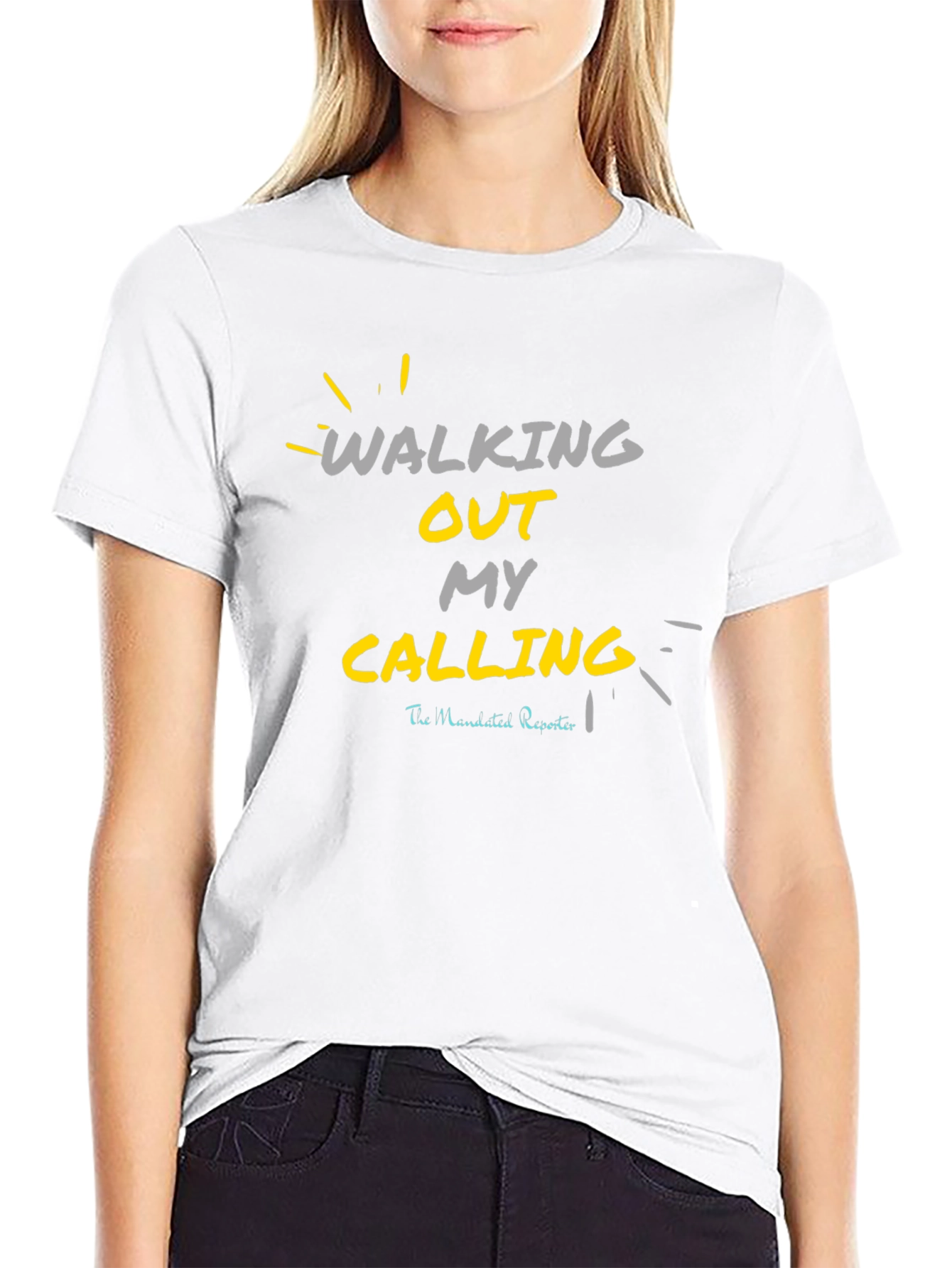 Walking Out My Calling Black T-Shirt