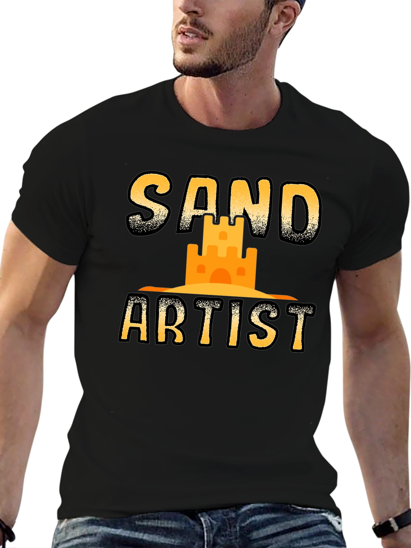 Sand Artist Graphic T-Shirt