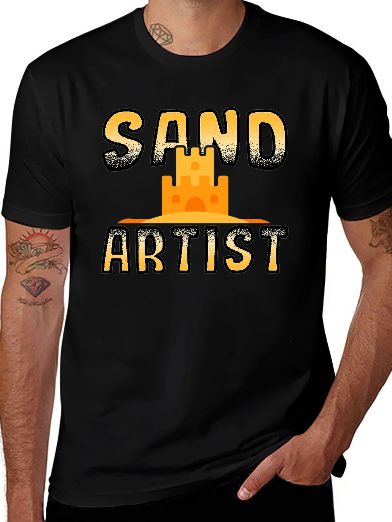 Sand Artist Graphic T-Shirt