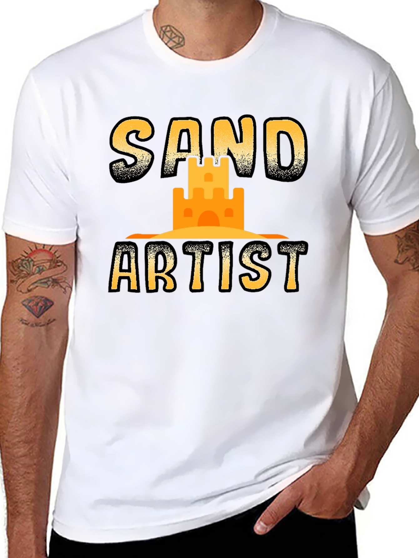 Sand Artist Graphic T-Shirt