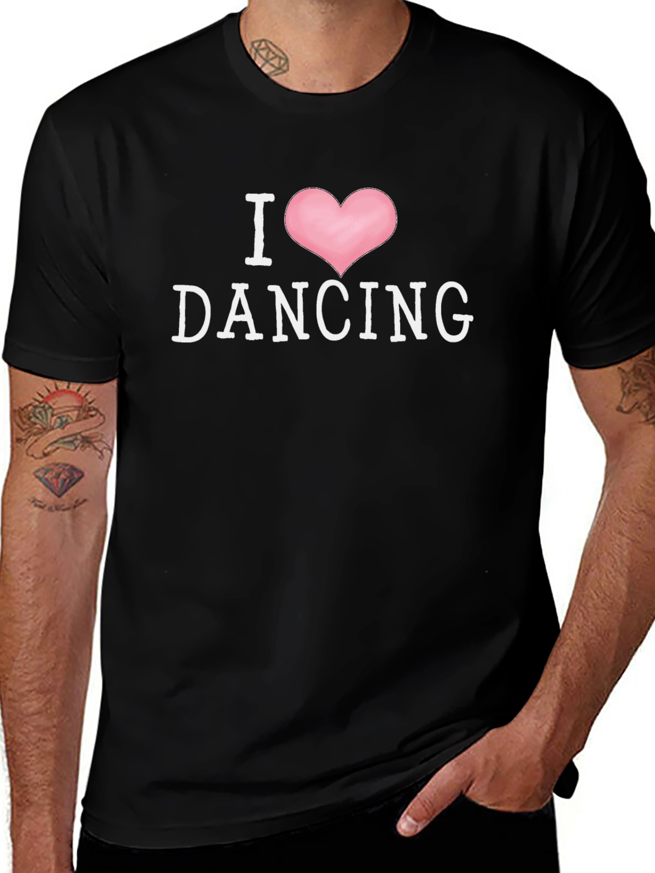 I Love Dancing T-Shirt - Black