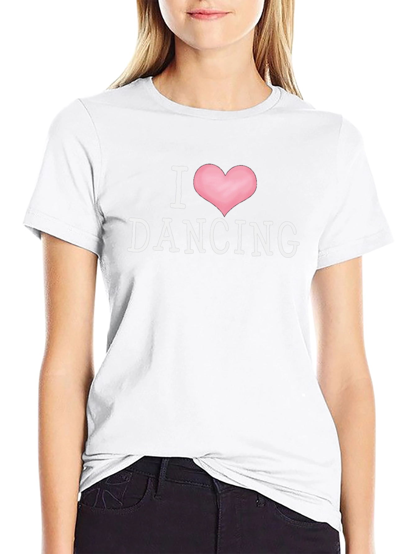 I Love Dancing T-Shirt - Black