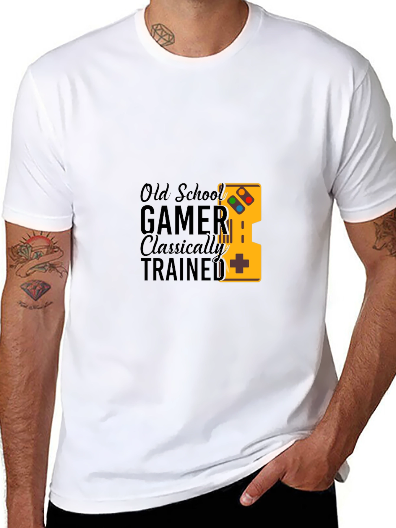 Old School Gamer T-Shirt - Classically Trained