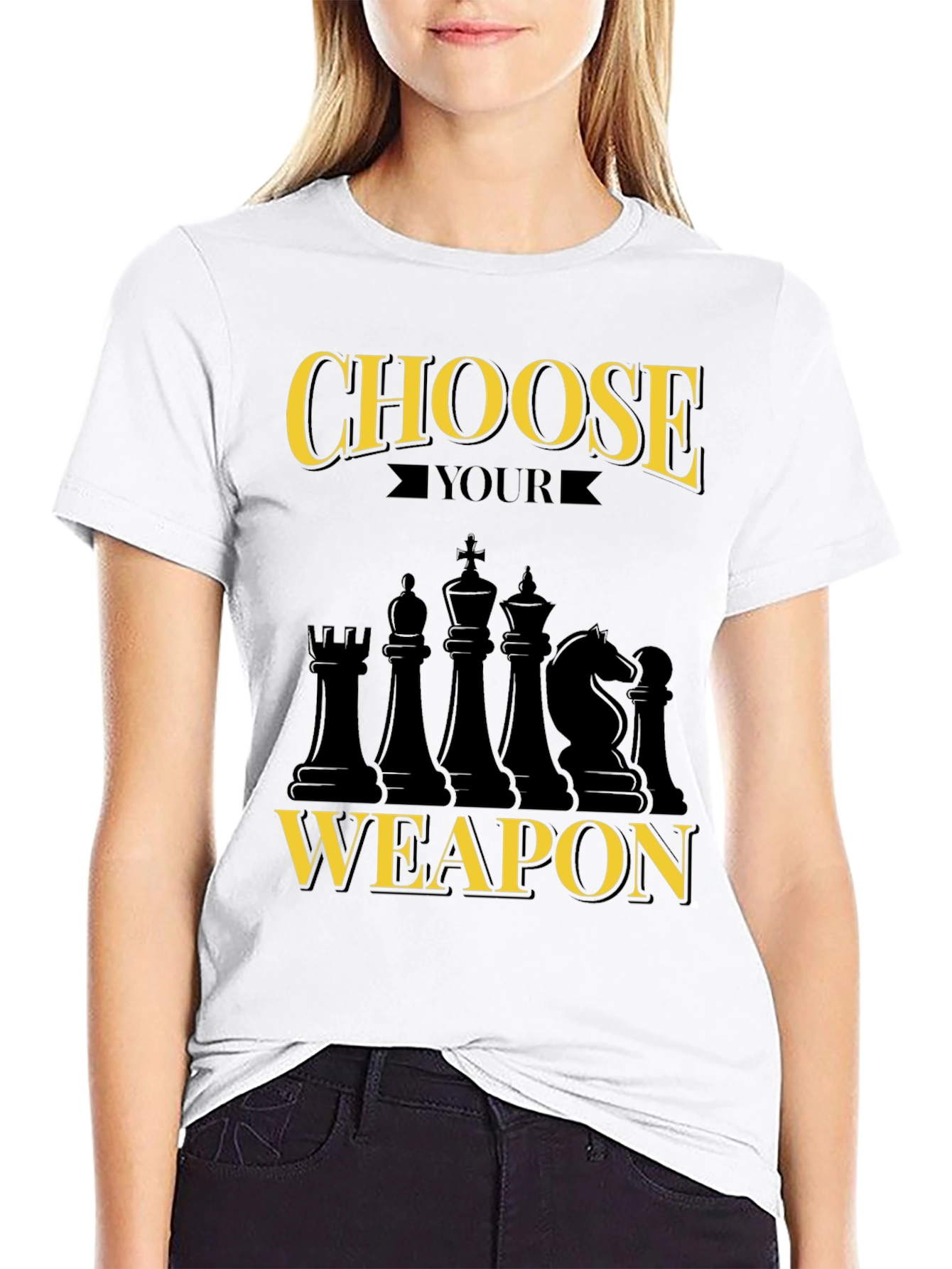 Chess Weapon Graphic Tee - Choose Your Weapon T-Shirt