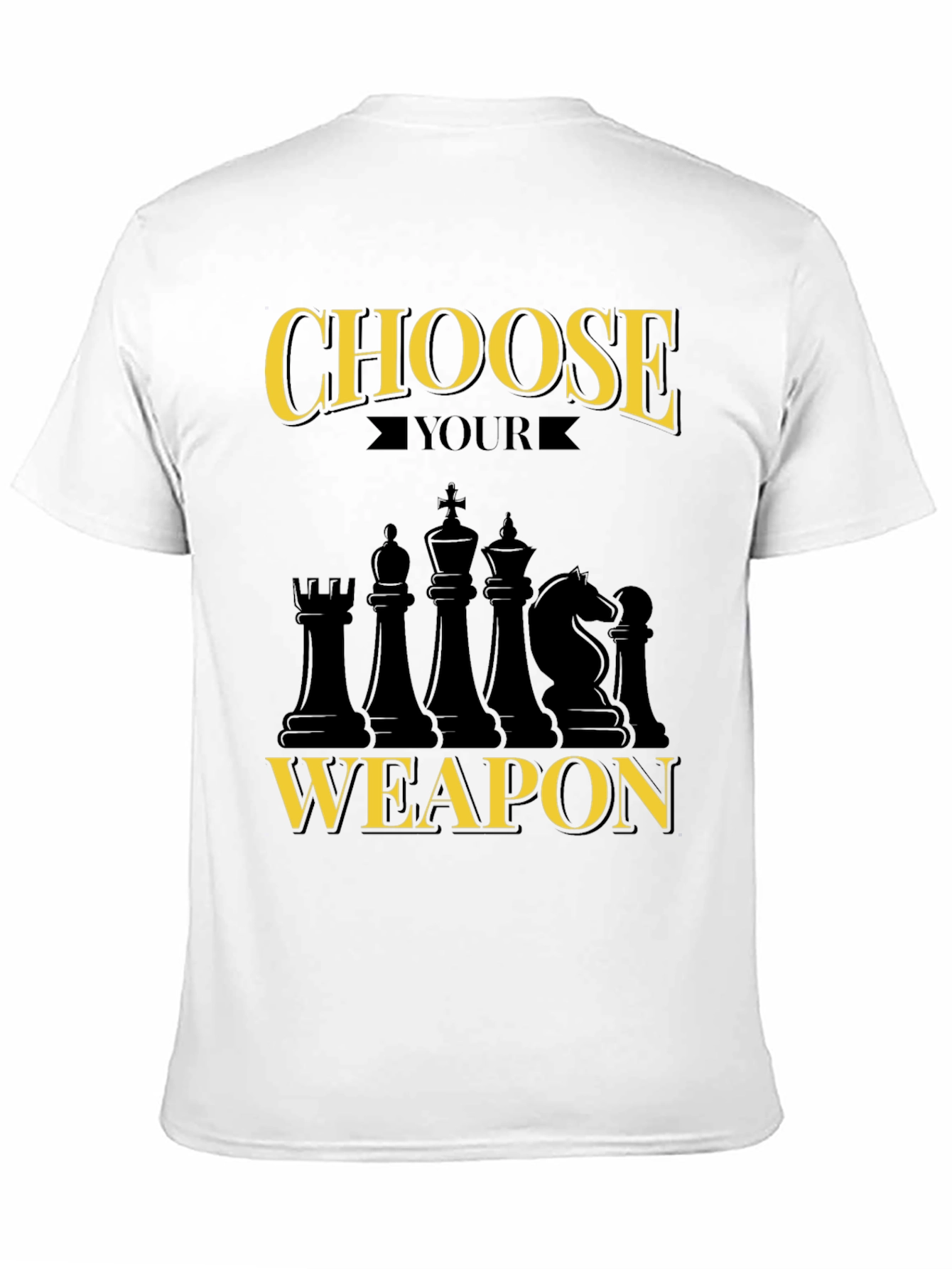 Chess Weapon Graphic Tee - Choose Your Weapon T-Shirt