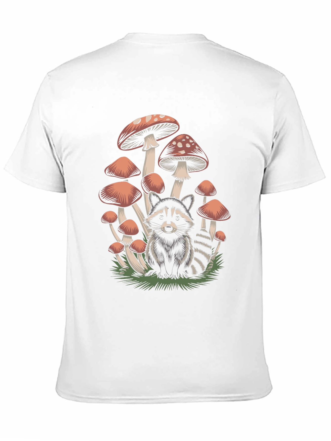 Raccoon & Mushroom Graphic Tee