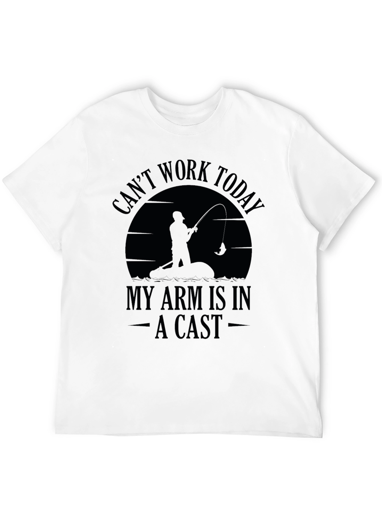 Cant Work Today Funny Fishing T-Shirt