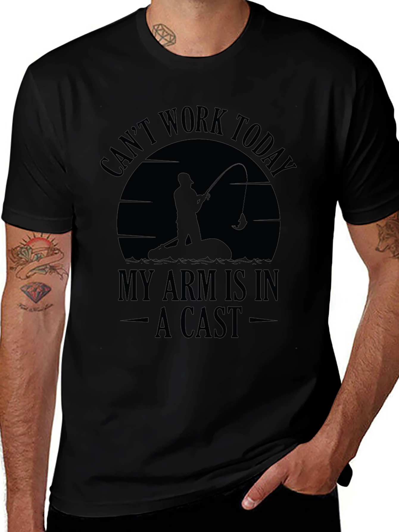 Cant Work Today Funny Fishing T-Shirt