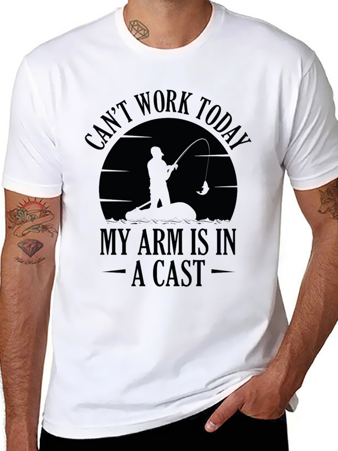 Cant Work Today Funny Fishing T-Shirt