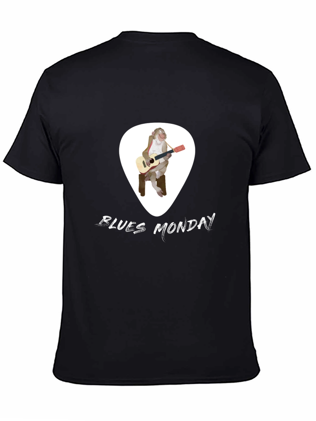 Blues Monday Monkey Guitarist T-Shirt