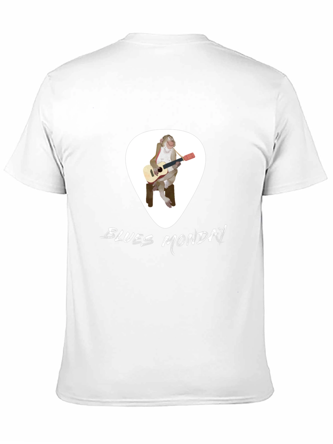 Blues Monday Monkey Guitarist T-Shirt