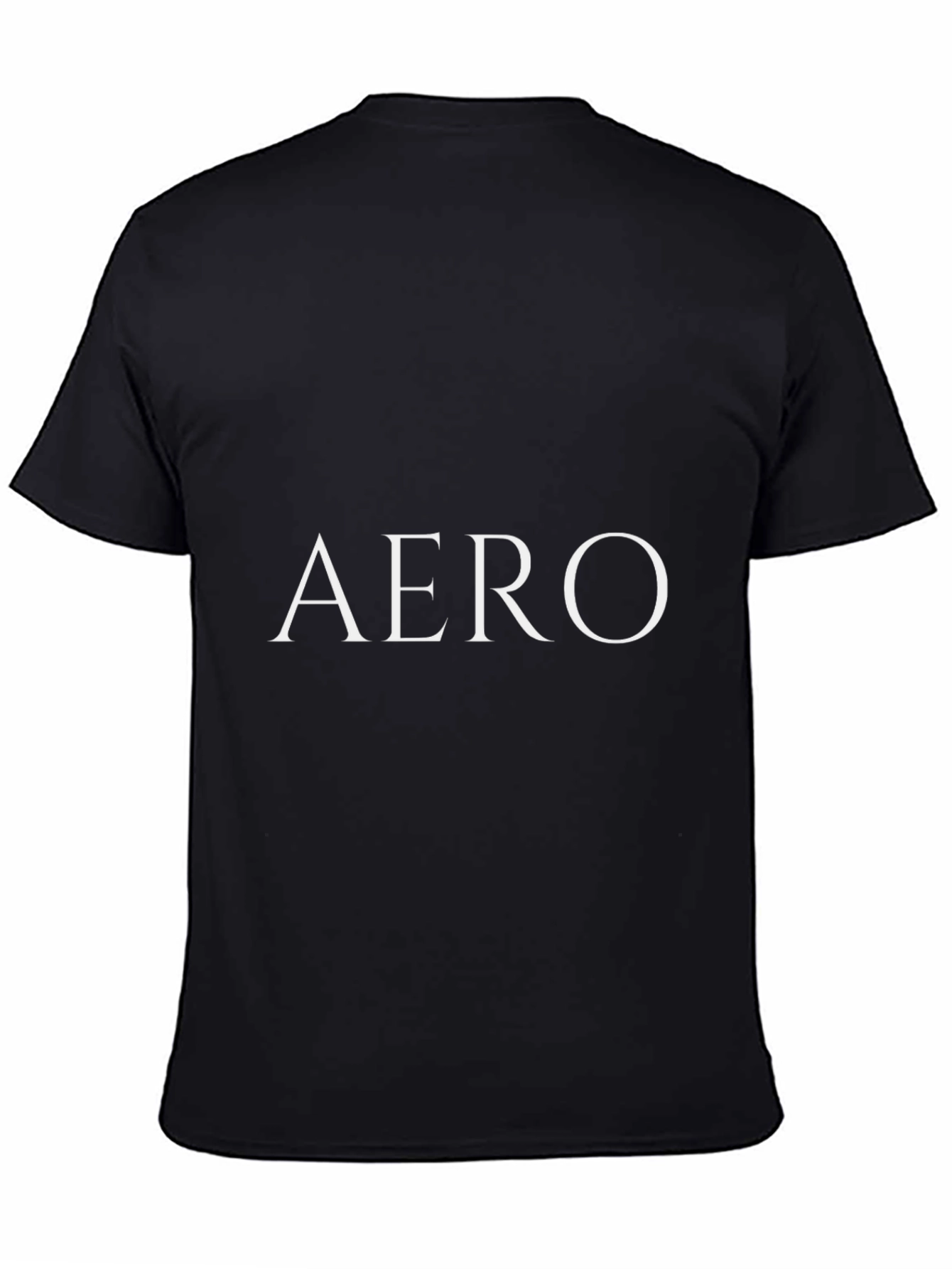 AERO Graphic Print Black T-Shirt