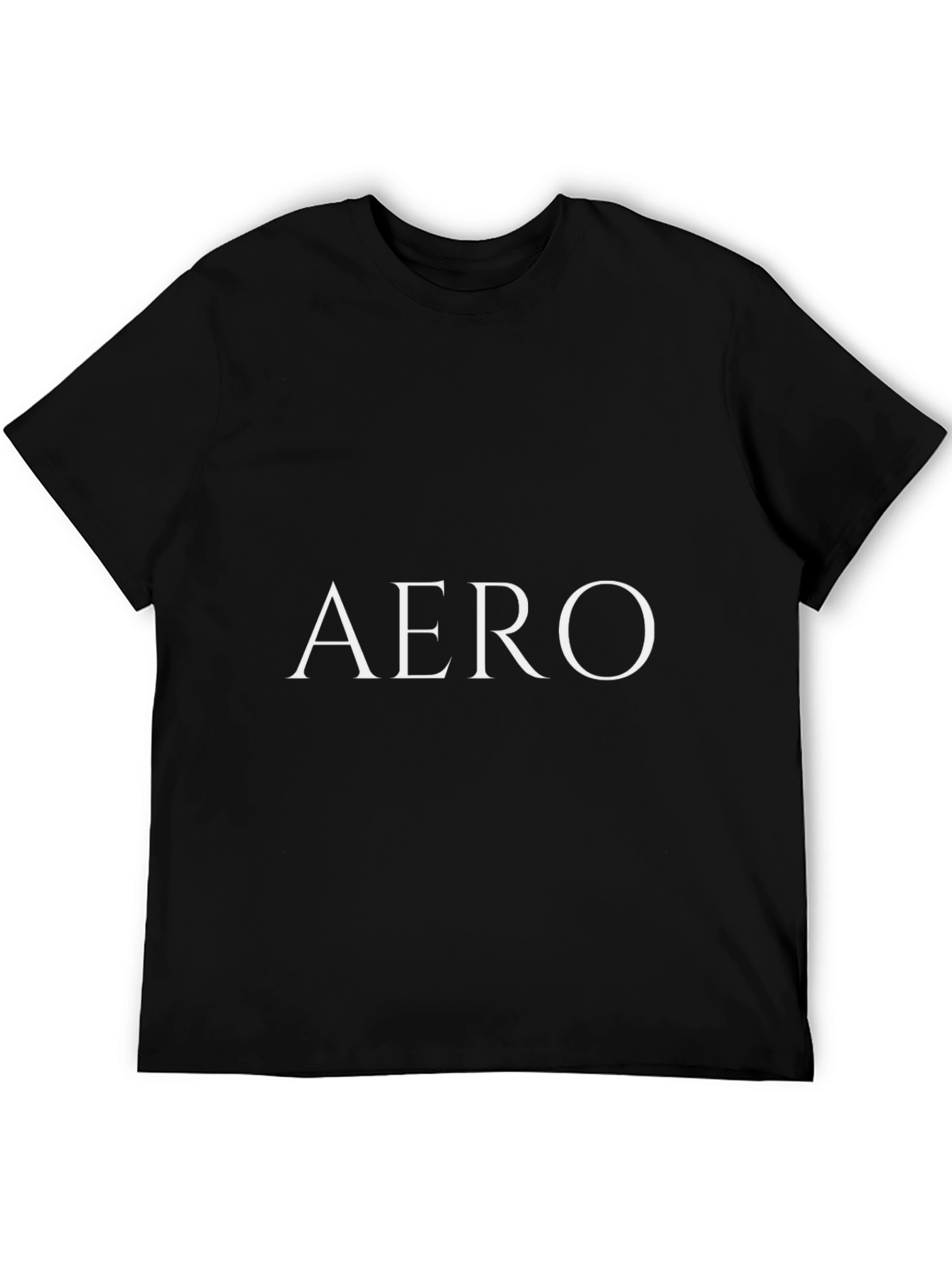 AERO Graphic Print Black T-Shirt