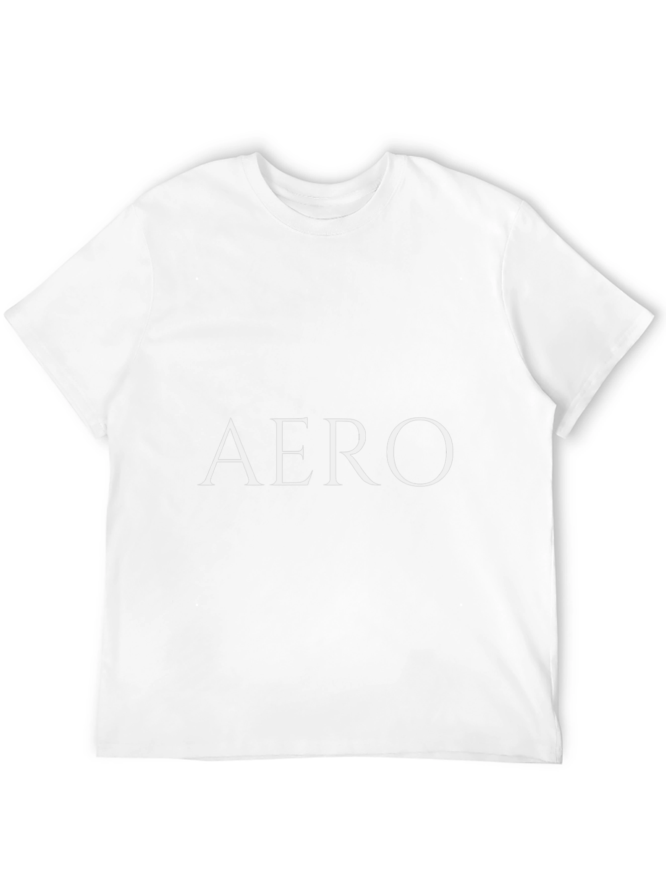 AERO Graphic Print Black T-Shirt