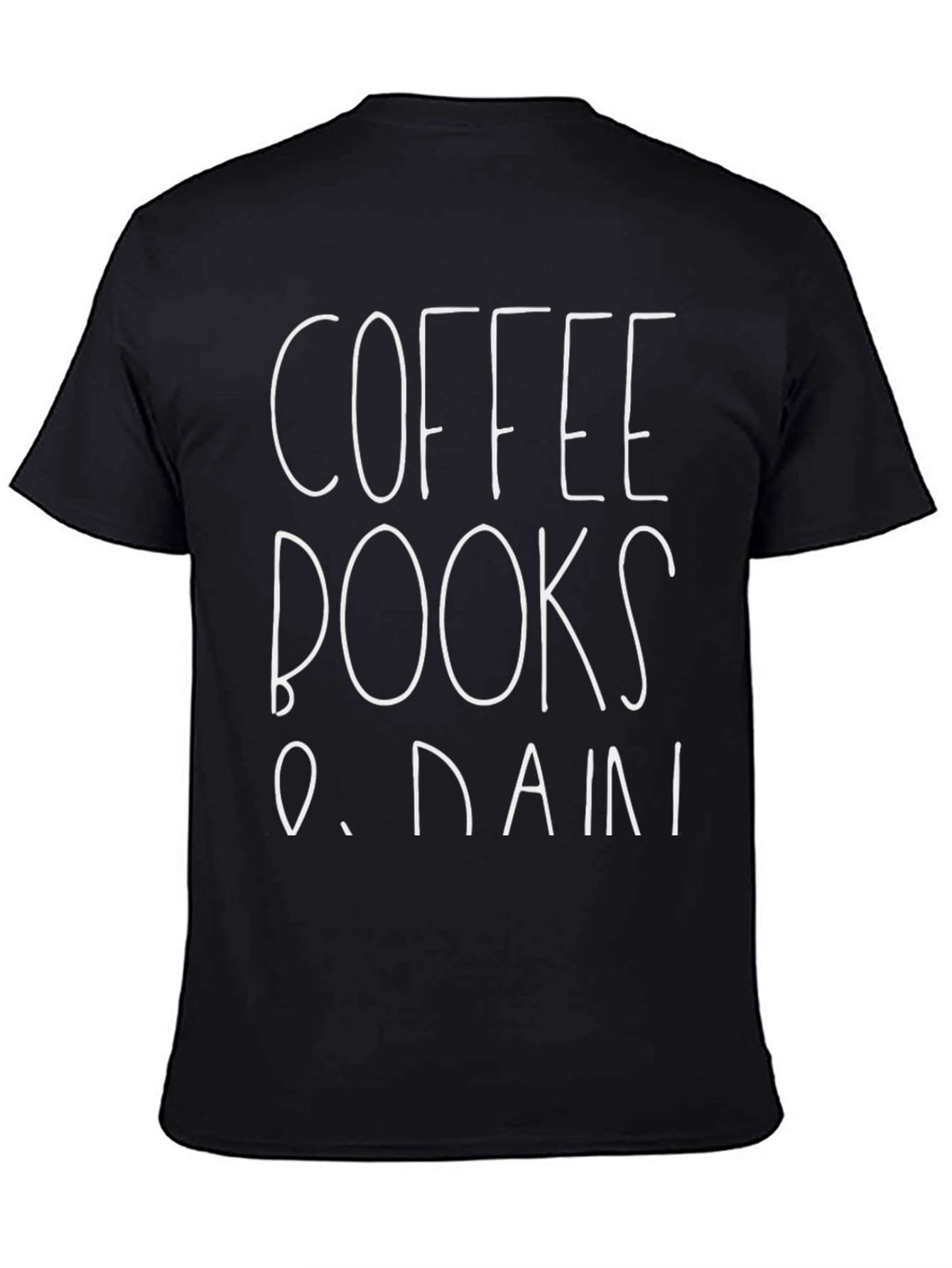 Coffee Books & Rain T-Shirt - Unisex Tee