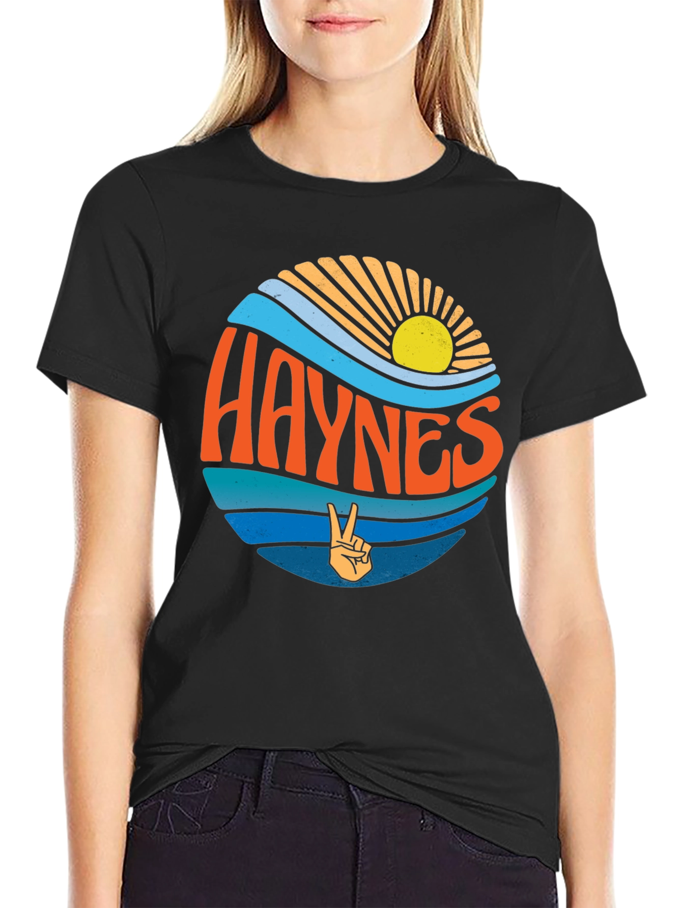 Haynes Retro Graphic T-Shirt - Coastal Peace Design