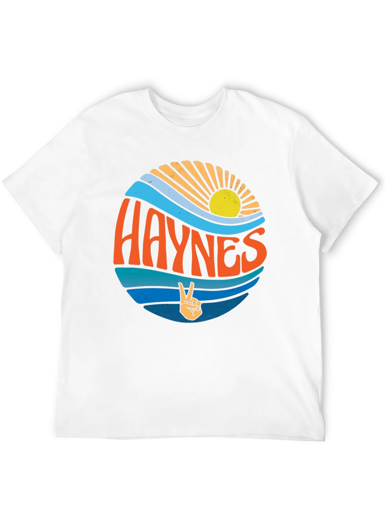 Haynes Retro Graphic T-Shirt - Coastal Peace Design