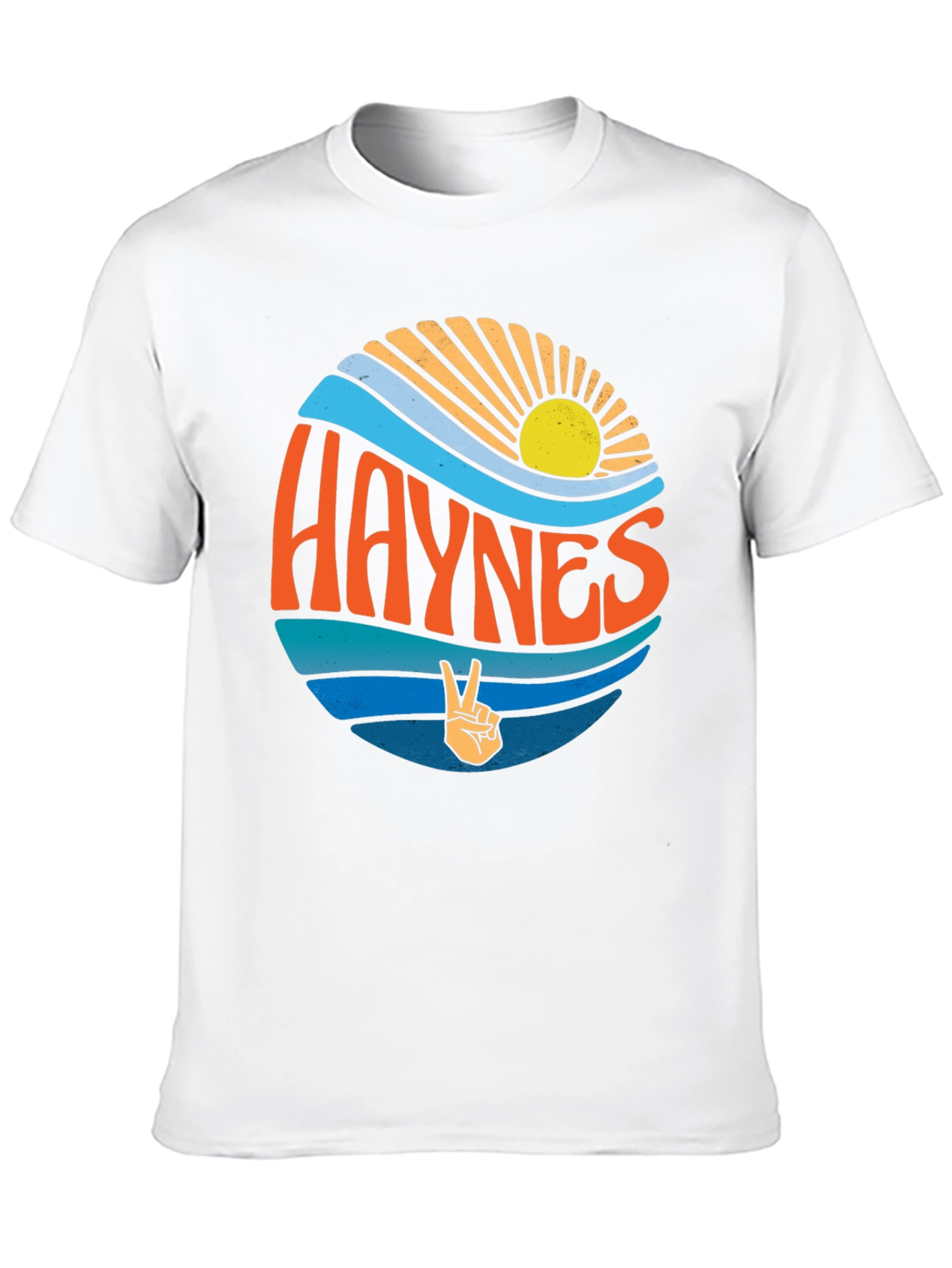 Haynes Retro Graphic T-Shirt - Coastal Peace Design