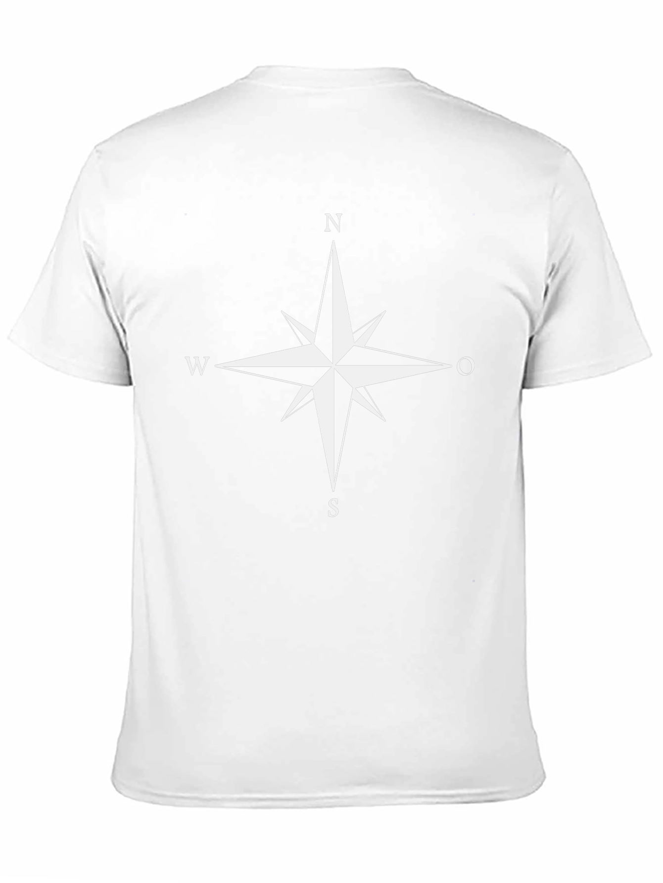 Compass Rose Graphic Tee - Classic Black T-Shirt