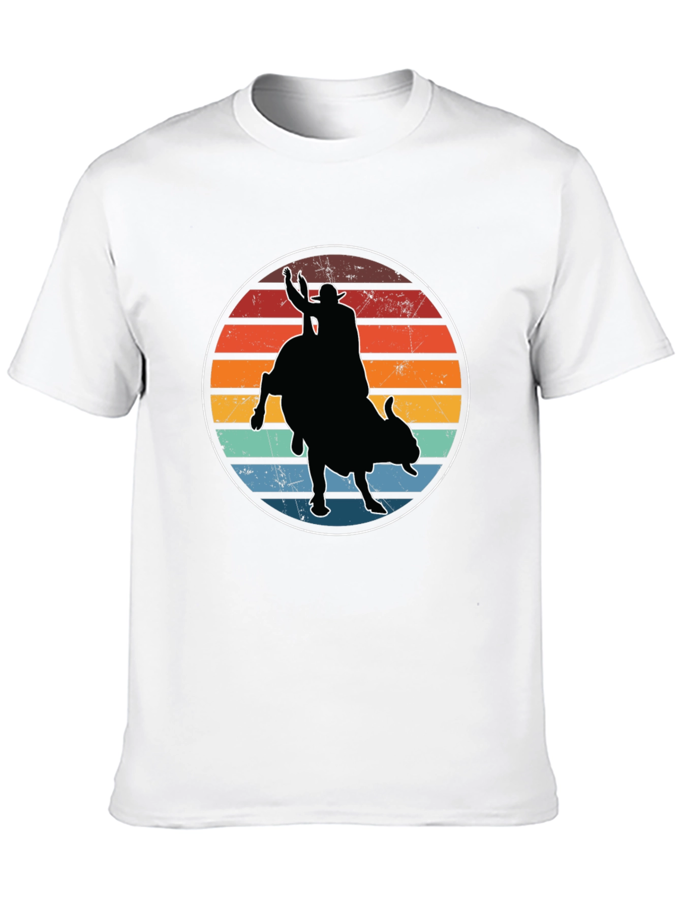 Retro Rodeo Bull Rider T-Shirt
