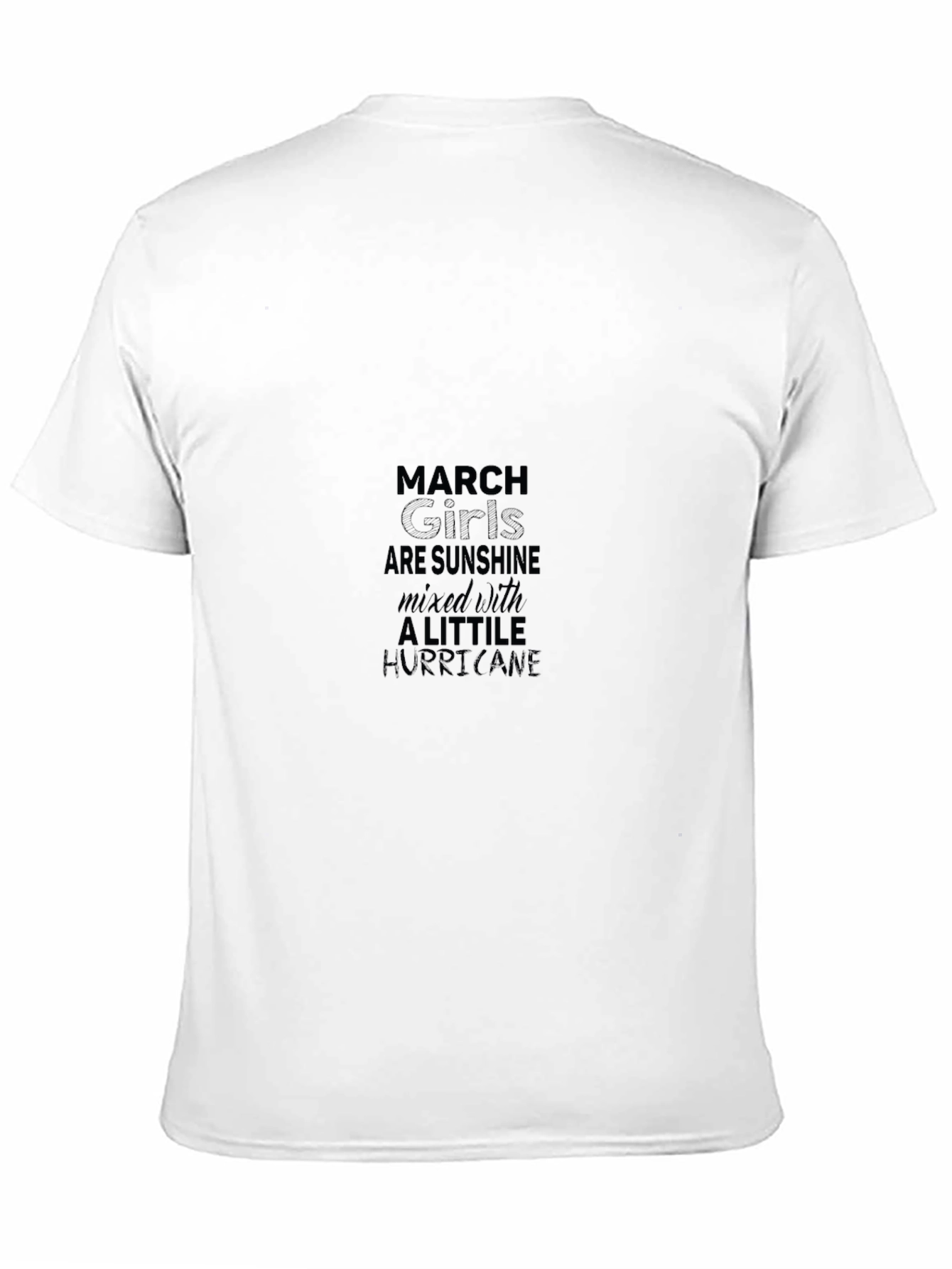 March Girls Sunshine Hurricane Black T-Shirt
