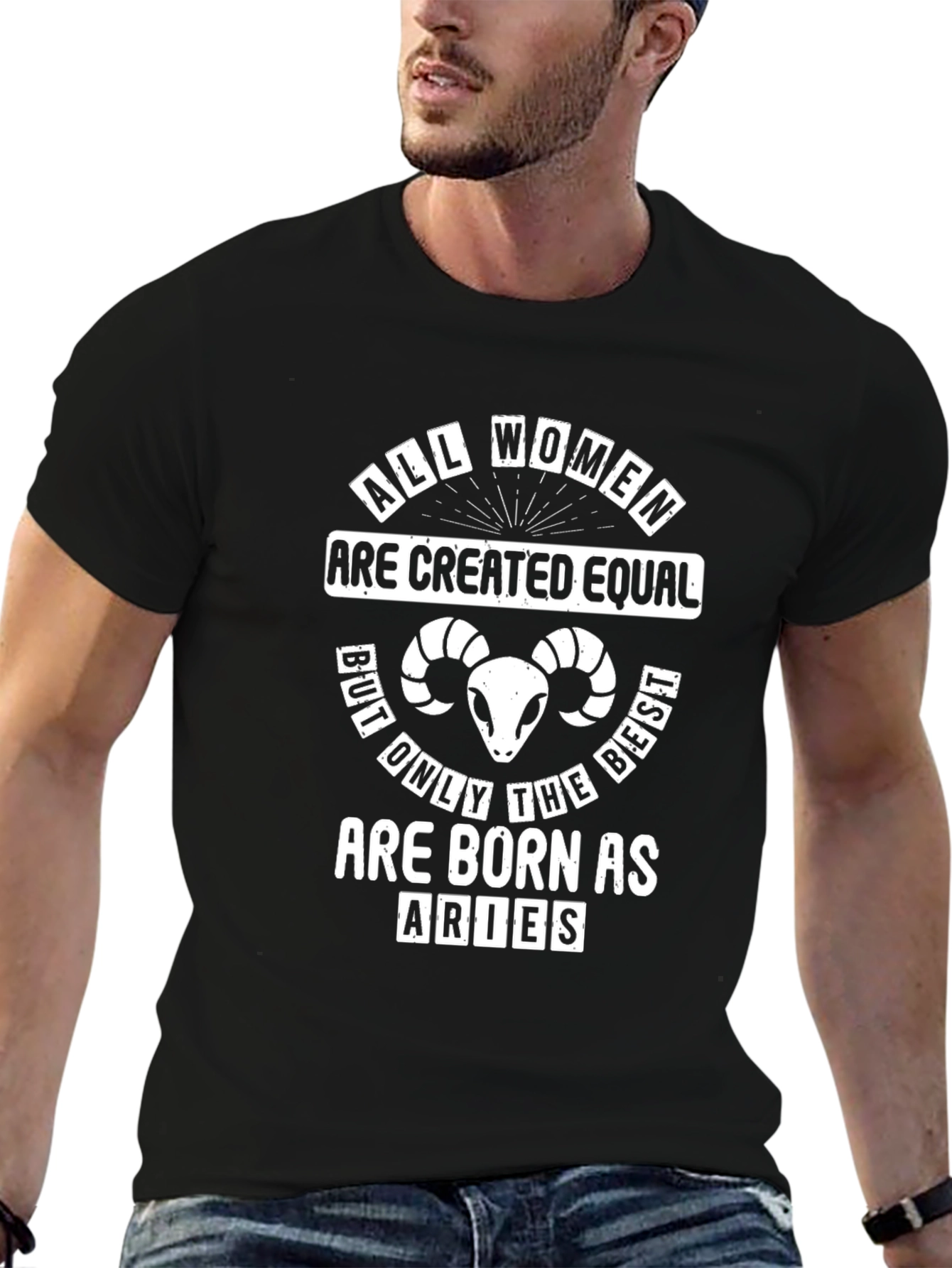 Aries Zodiac Womens T-Shirt
