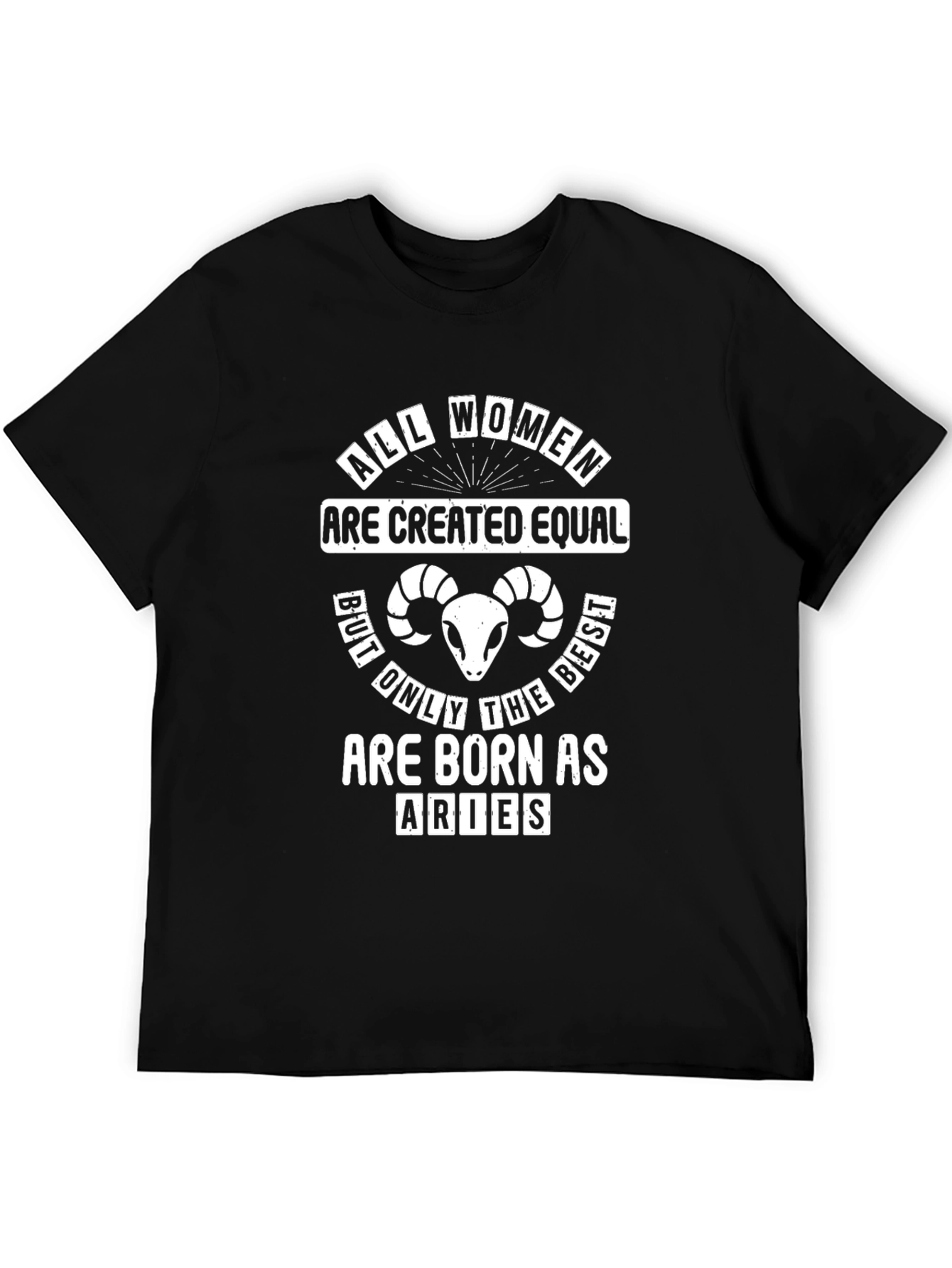 Aries Zodiac Womens T-Shirt