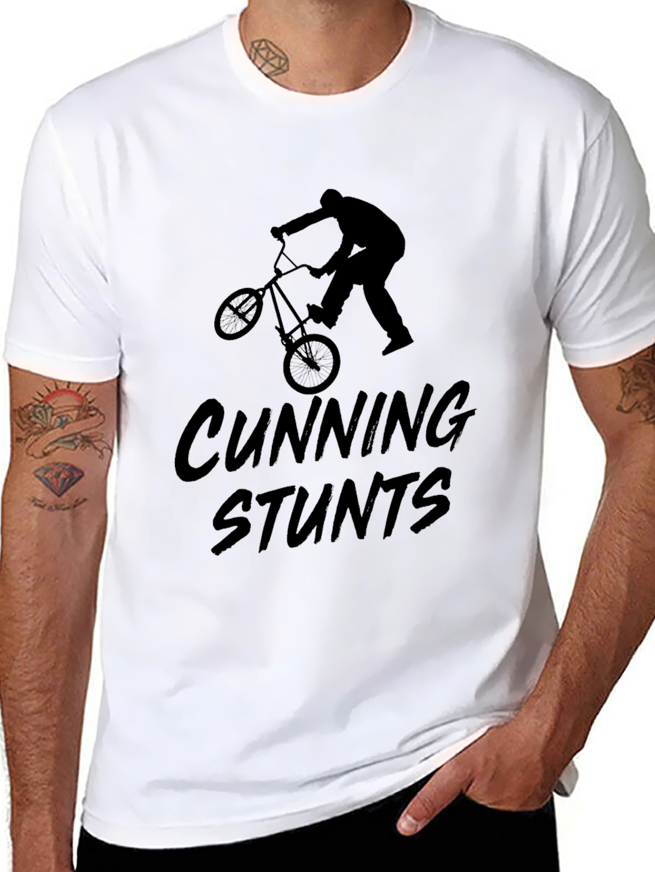Cunning Stunts BMX Black T-Shirt
