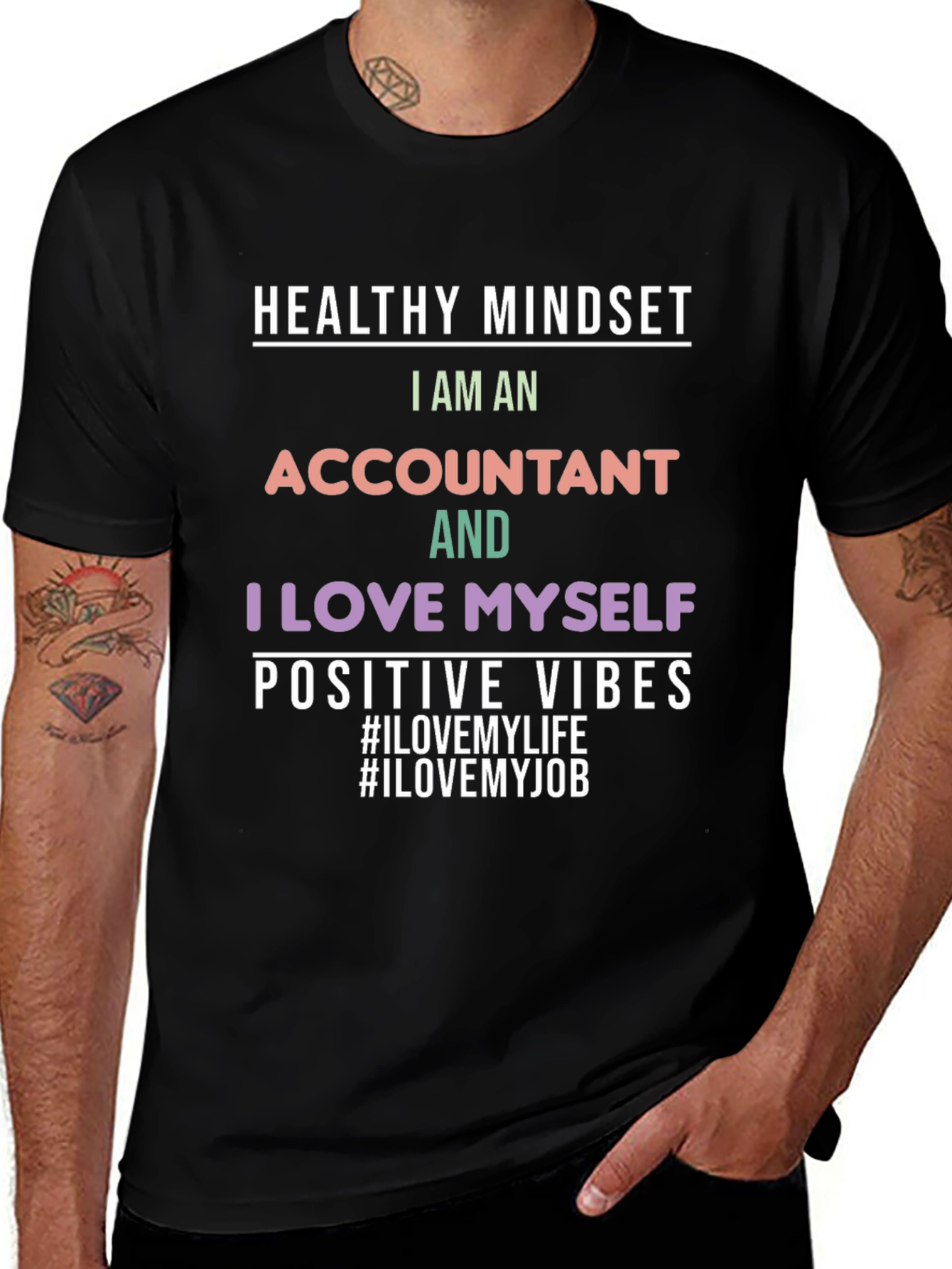 Accountant Pride Black T-Shirt